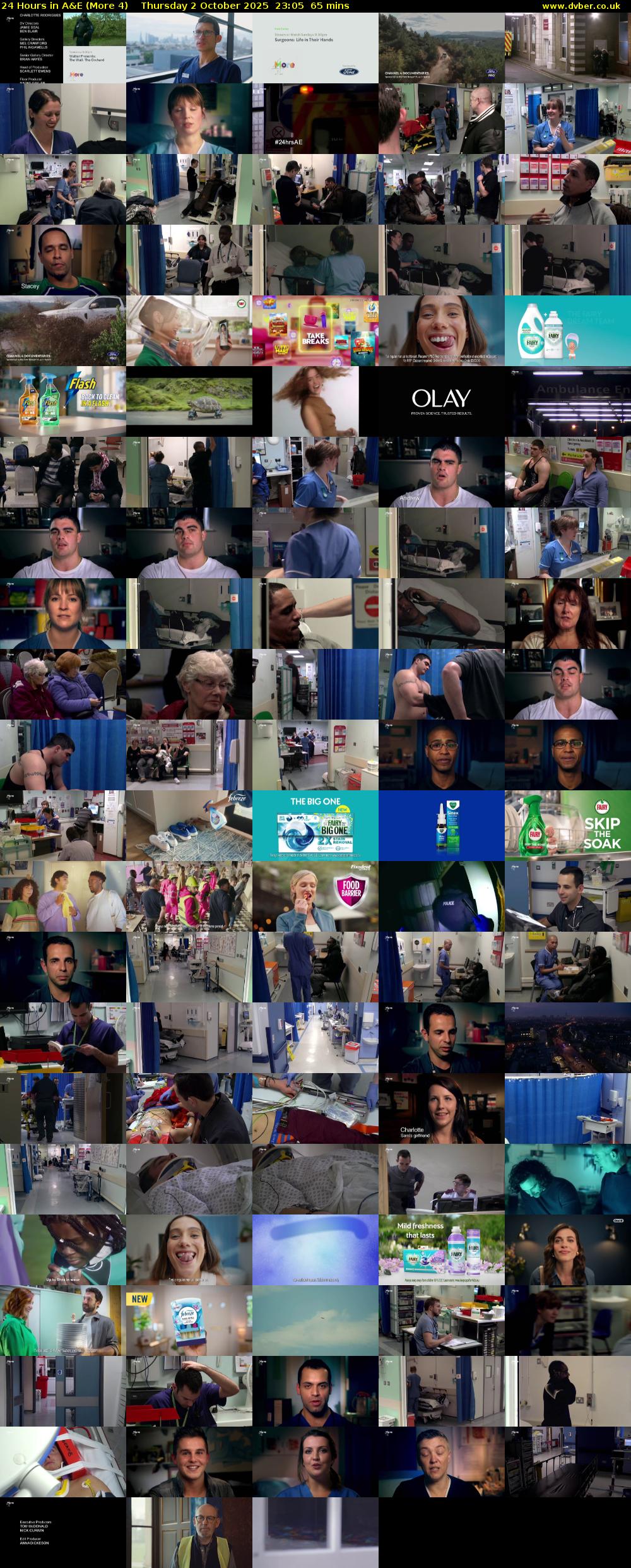 24 Hours in A&E (More 4) Thursday 2 October 2025 23:05 - 00:10