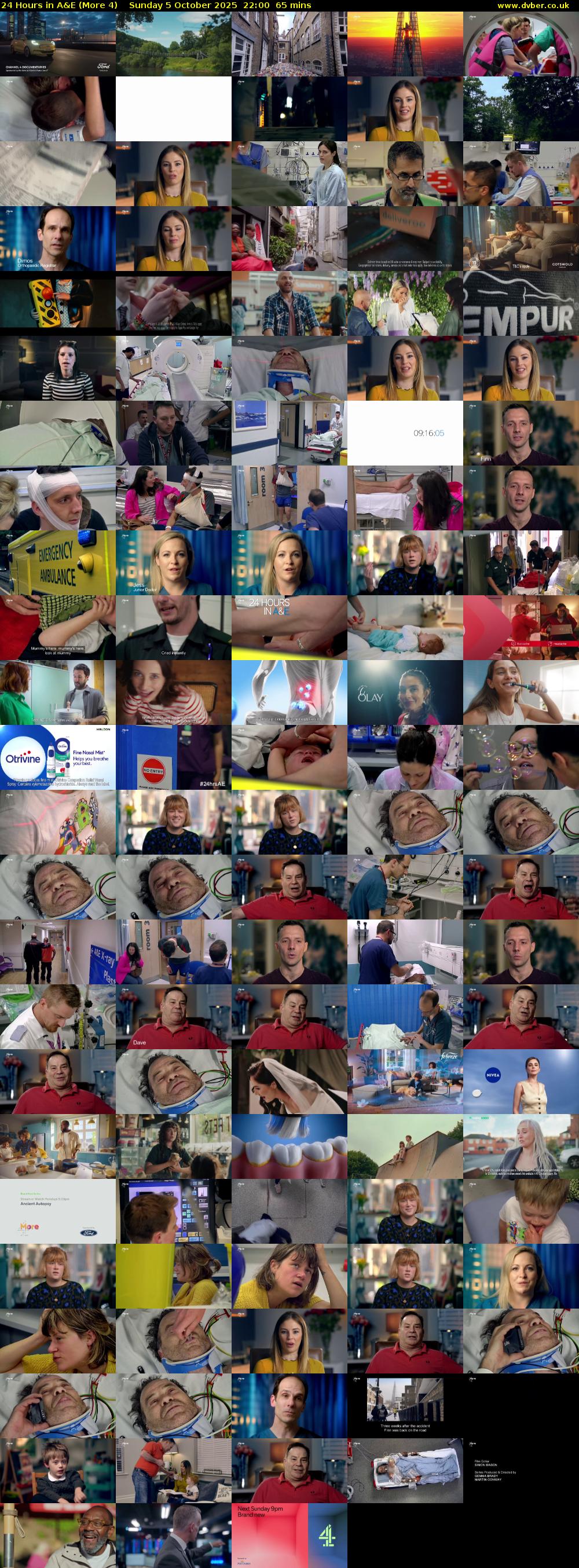 24 Hours in A&E (More 4) Sunday 5 October 2025 22:00 - 23:05