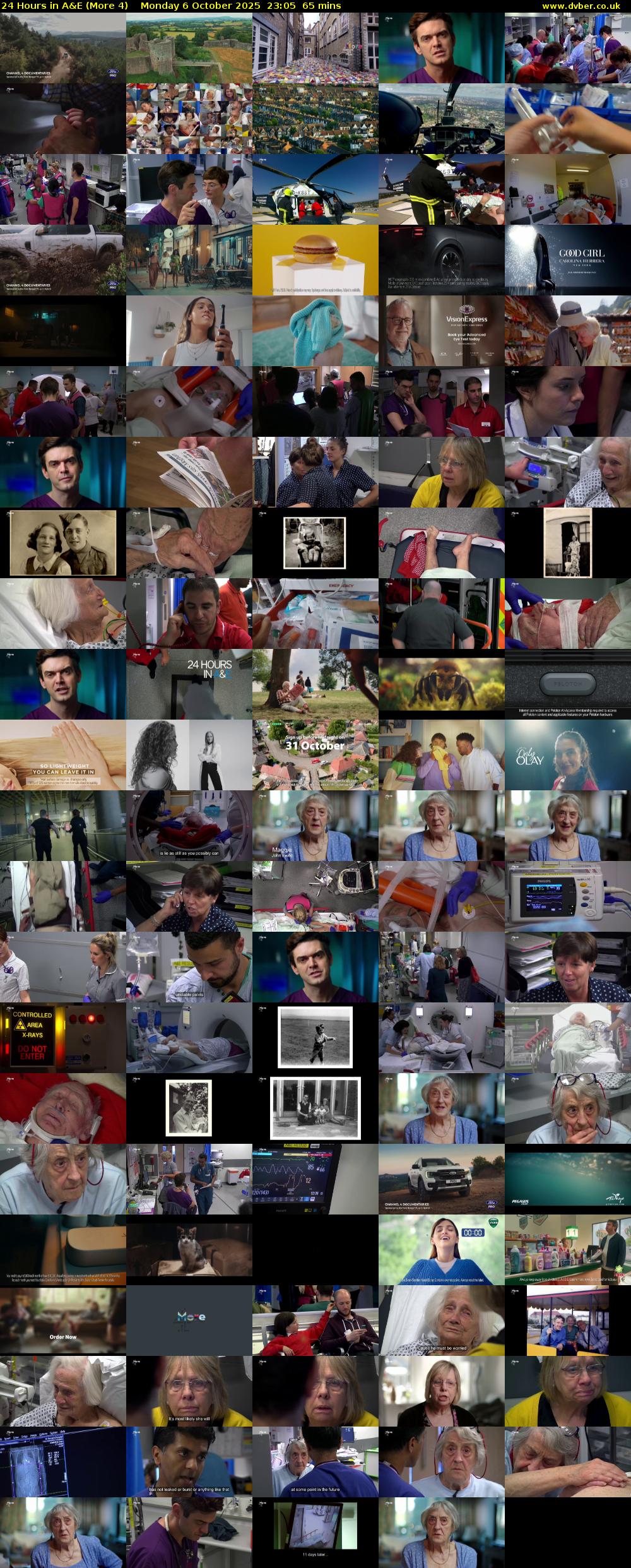 24 Hours in A&E (More 4) Monday 6 October 2025 23:05 - 00:10