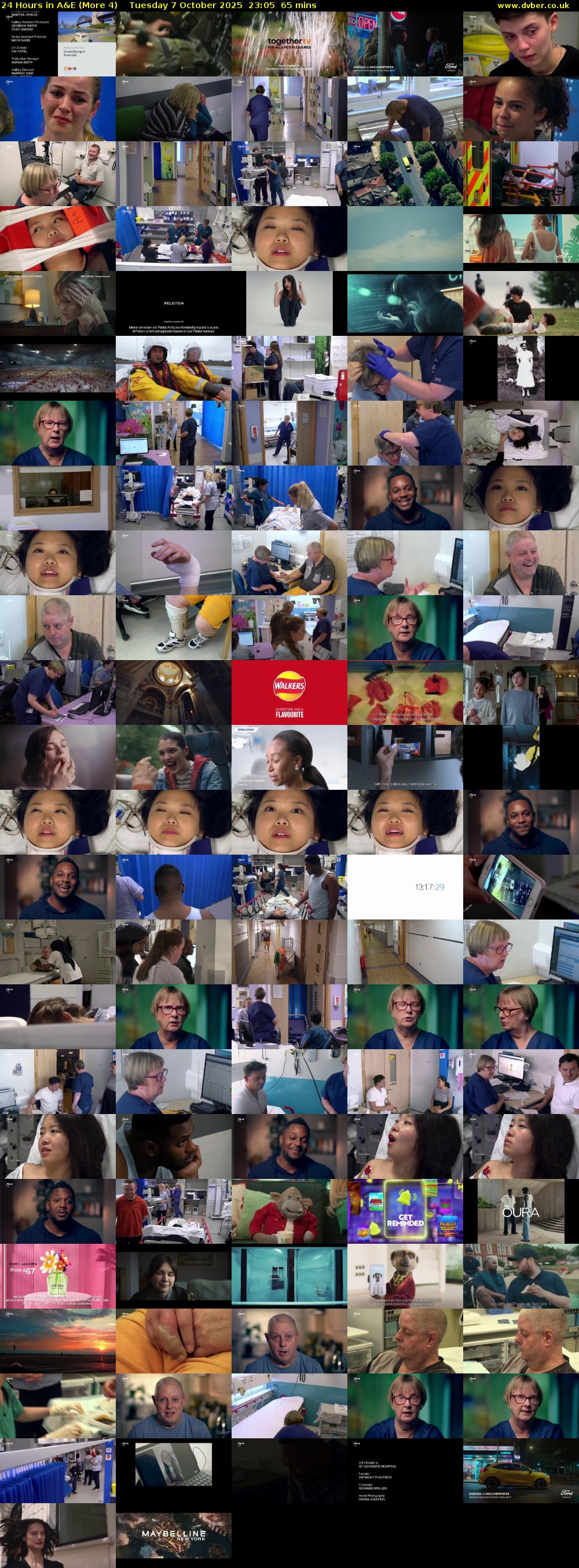 24 Hours in A&E (More 4) Tuesday 7 October 2025 23:05 - 00:10