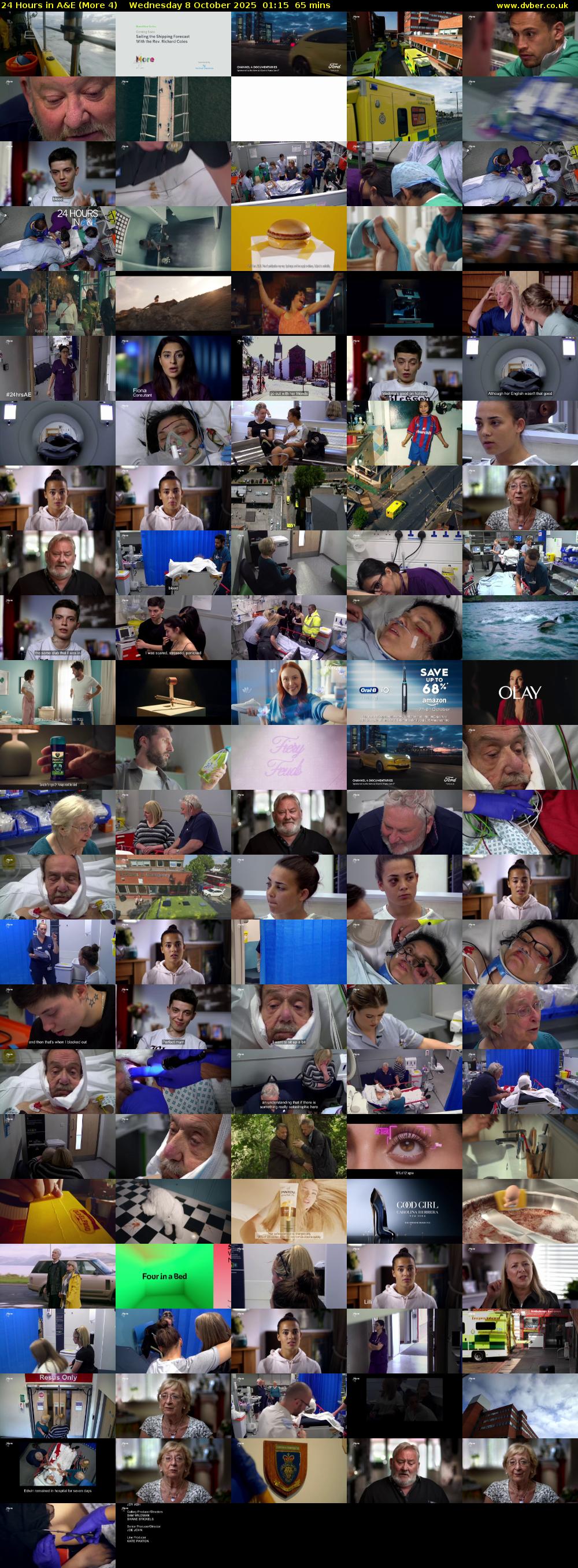 24 Hours in A&E (More 4) Wednesday 8 October 2025 01:15 - 02:20