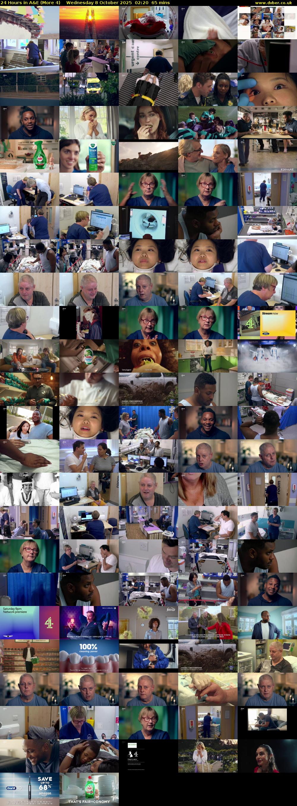 24 Hours in A&E (More 4) Wednesday 8 October 2025 02:20 - 03:25