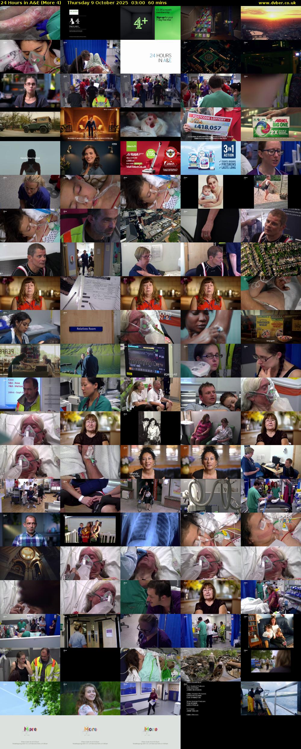 24 Hours in A&E (More 4) Thursday 9 October 2025 03:00 - 04:00