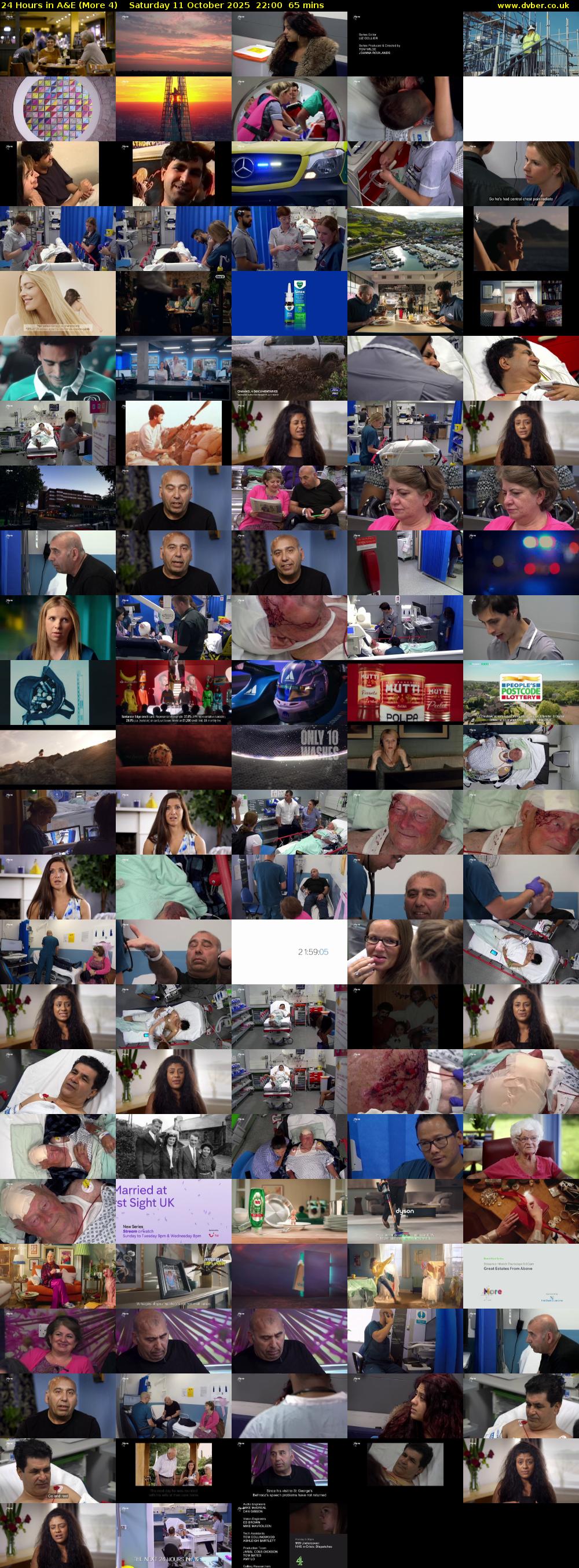 24 Hours in A&E (More 4) Saturday 11 October 2025 22:00 - 23:05