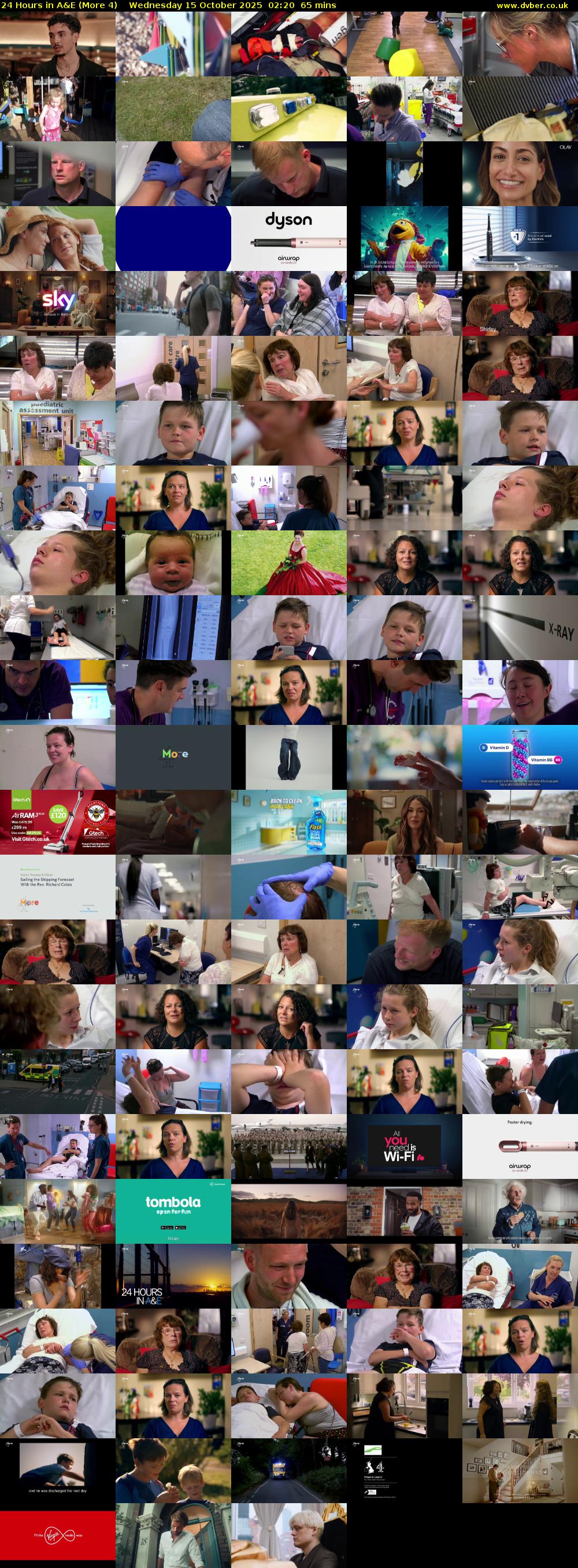 24 Hours in A&E (More 4) Wednesday 15 October 2025 02:20 - 03:25