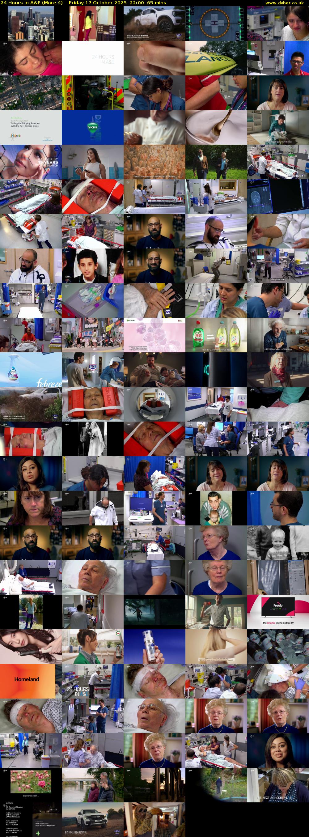 24 Hours in A&E (More 4) Friday 17 October 2025 22:00 - 23:05