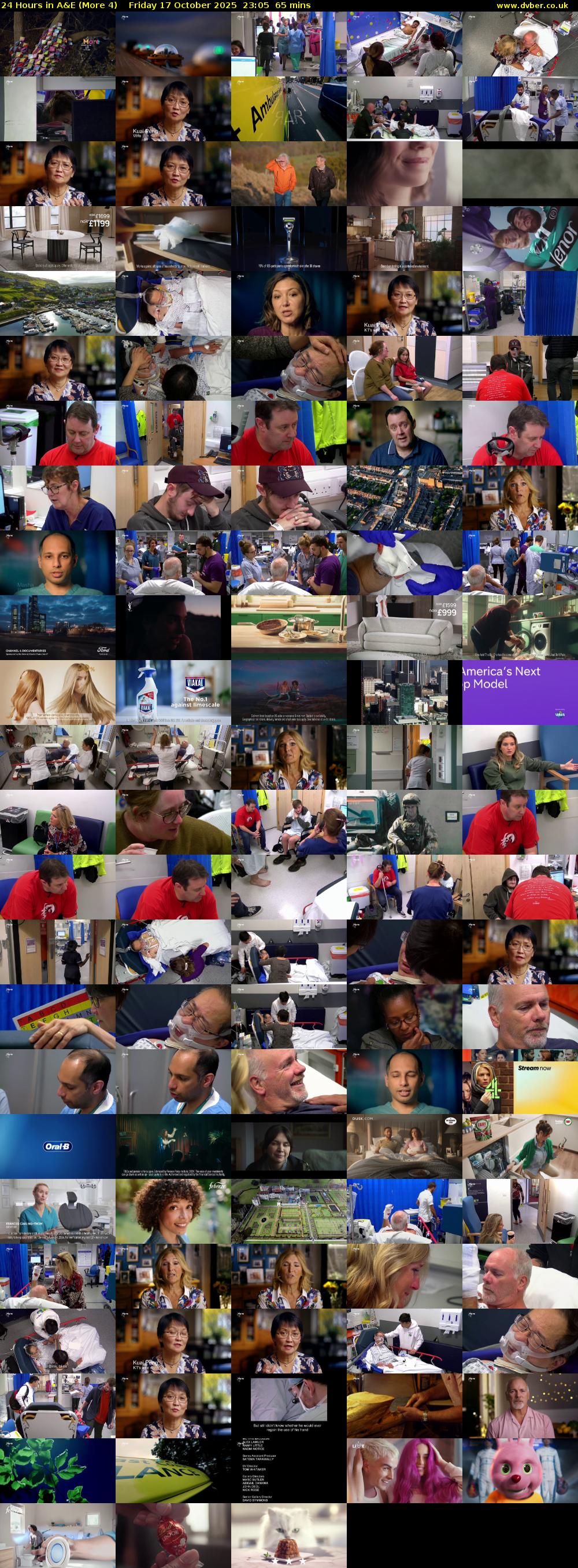 24 Hours in A&E (More 4) Friday 17 October 2025 23:05 - 00:10