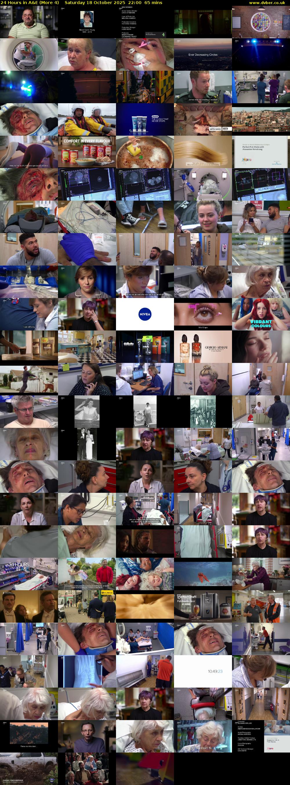 24 Hours in A&E (More 4) Saturday 18 October 2025 22:00 - 23:05