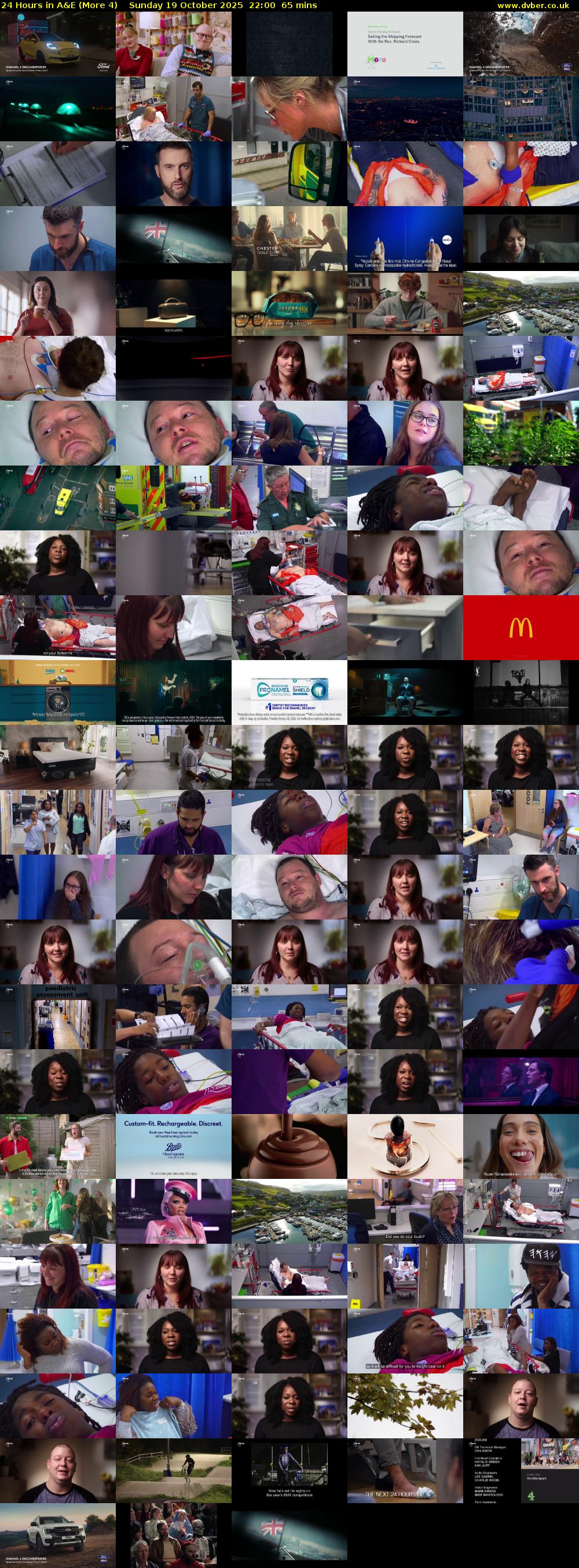 24 Hours in A&E (More 4) Sunday 19 October 2025 22:00 - 23:05