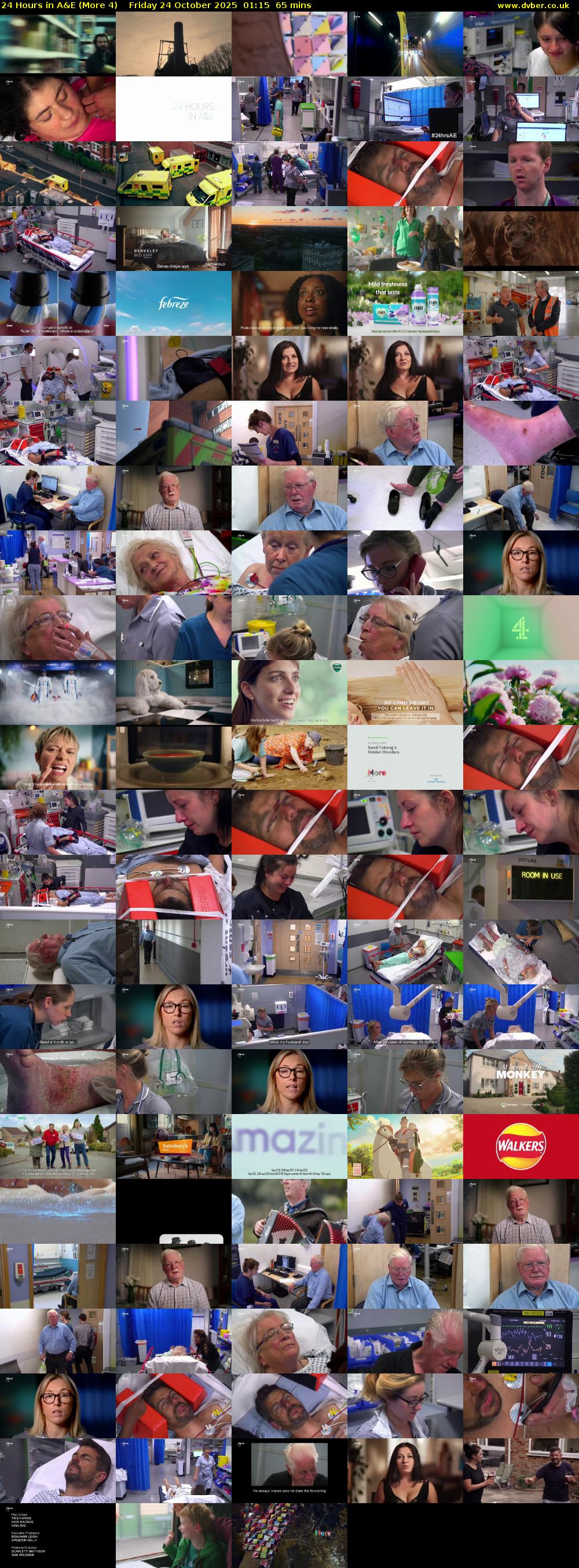 24 Hours in A&E (More 4) Friday 24 October 2025 01:15 - 02:20