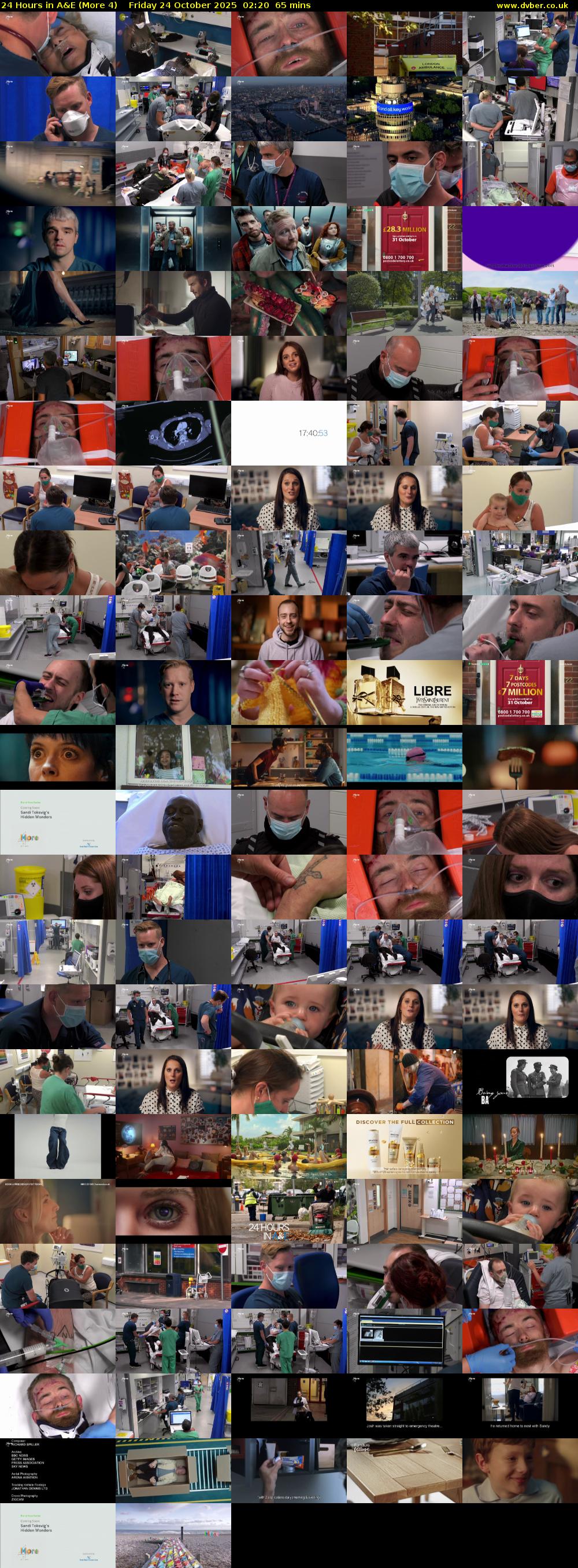 24 Hours in A&E (More 4) Friday 24 October 2025 02:20 - 03:25