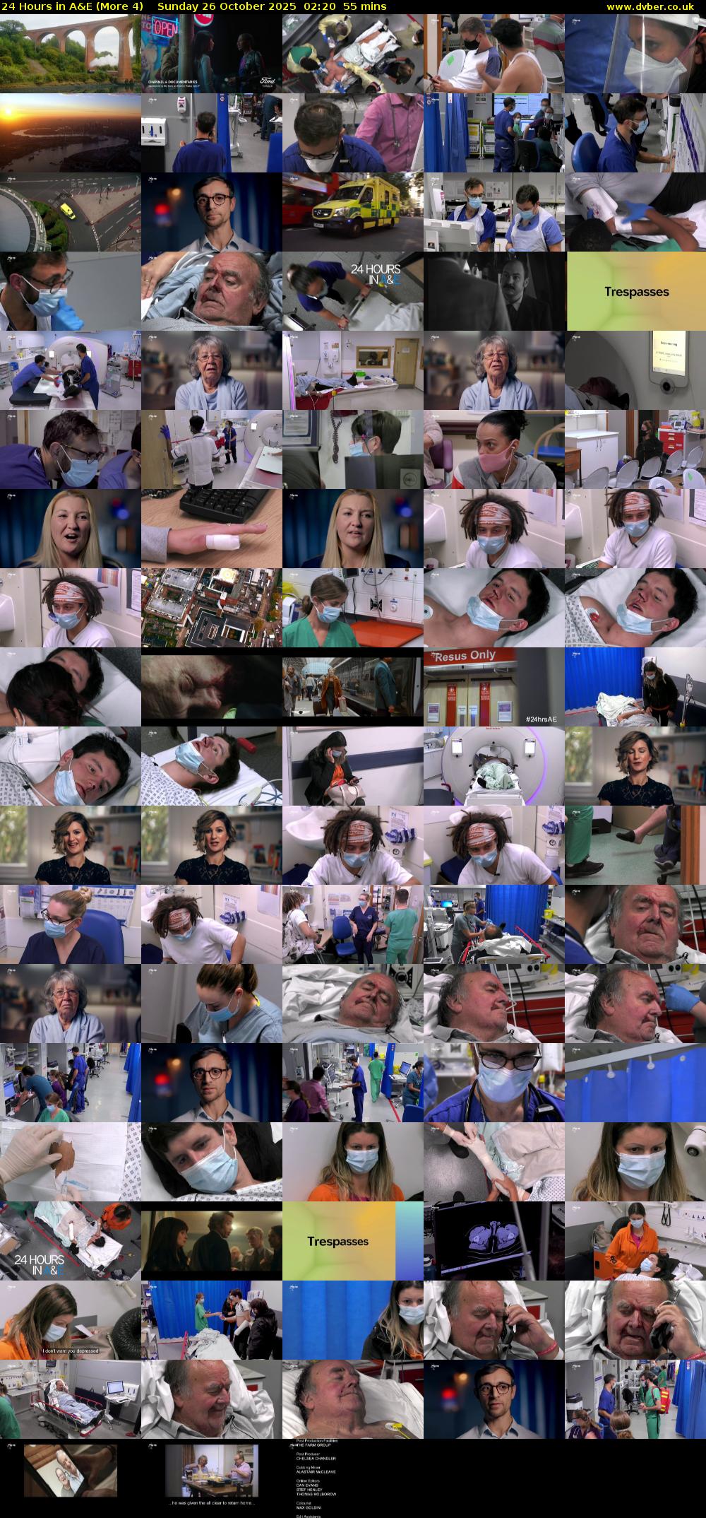 24 Hours in A&E (More 4) Sunday 26 October 2025 02:20 - 03:15