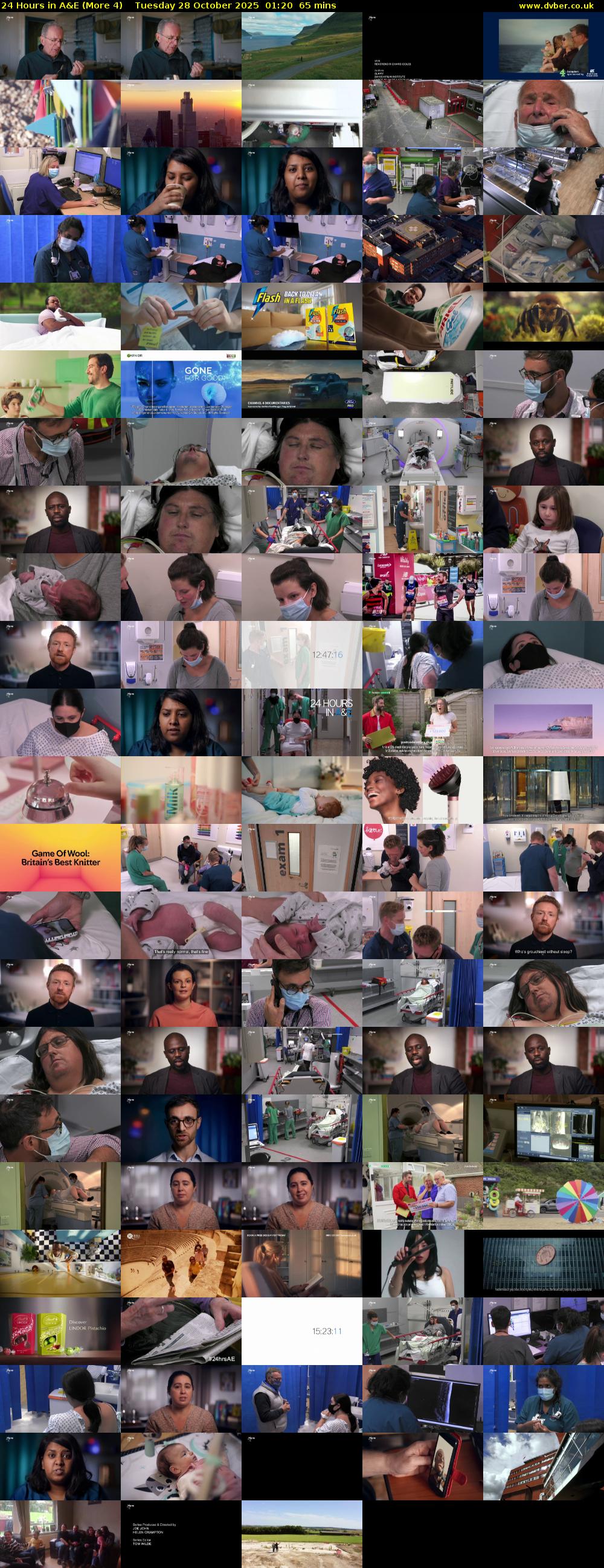 24 Hours in A&E (More 4) Tuesday 28 October 2025 01:20 - 02:25