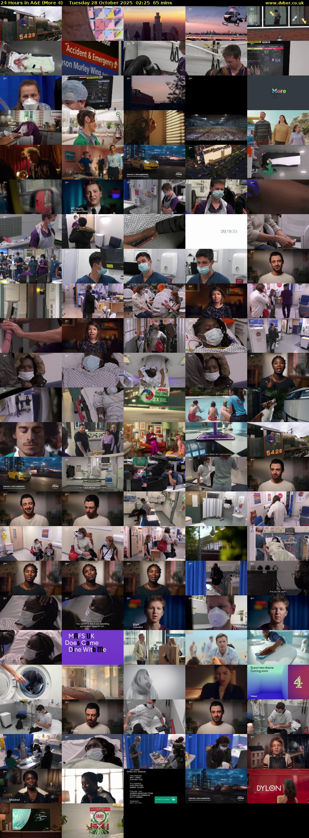 24 Hours in A&E (More 4) Tuesday 28 October 2025 02:25 - 03:30