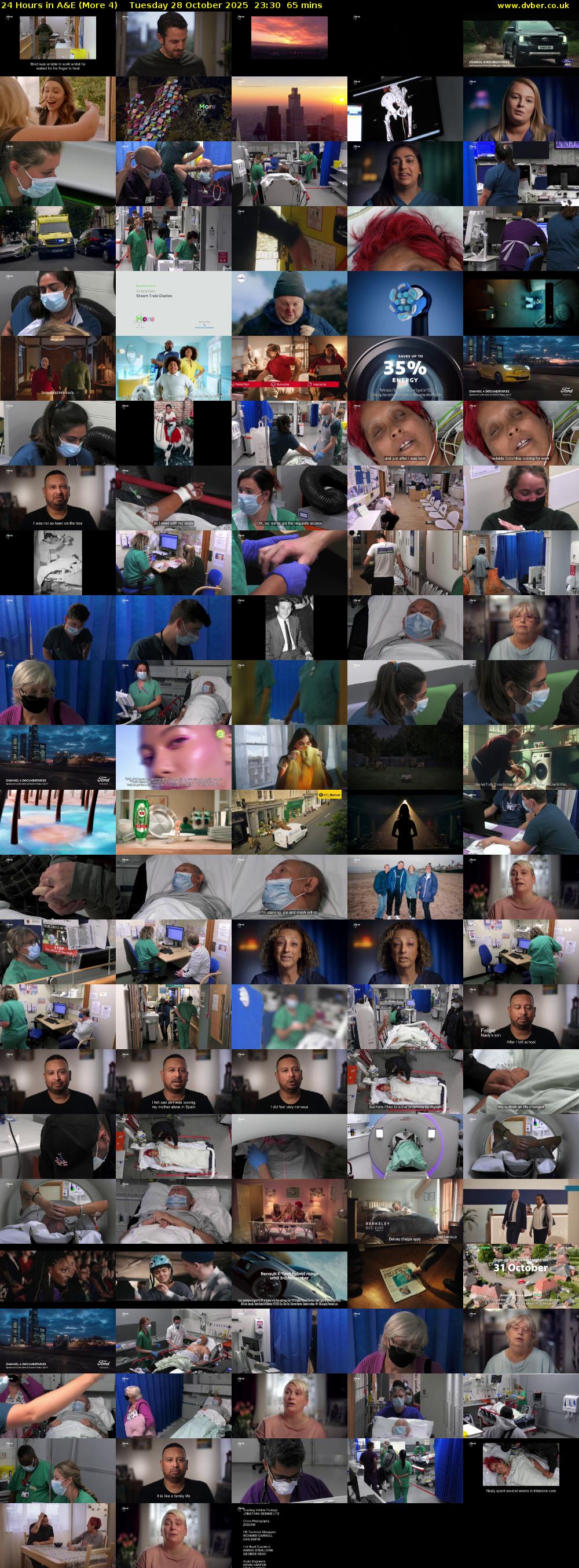 24 Hours in A&E (More 4) Tuesday 28 October 2025 23:30 - 00:35