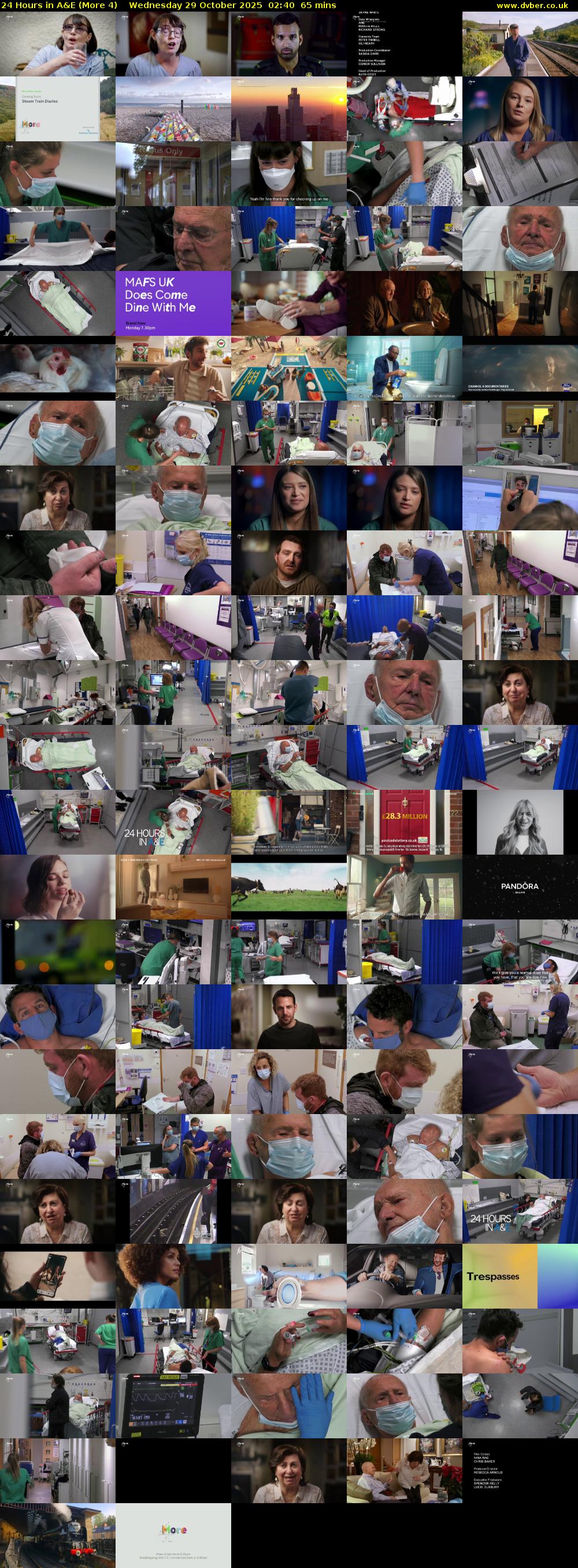 24 Hours in A&E (More 4) Wednesday 29 October 2025 02:40 - 03:45