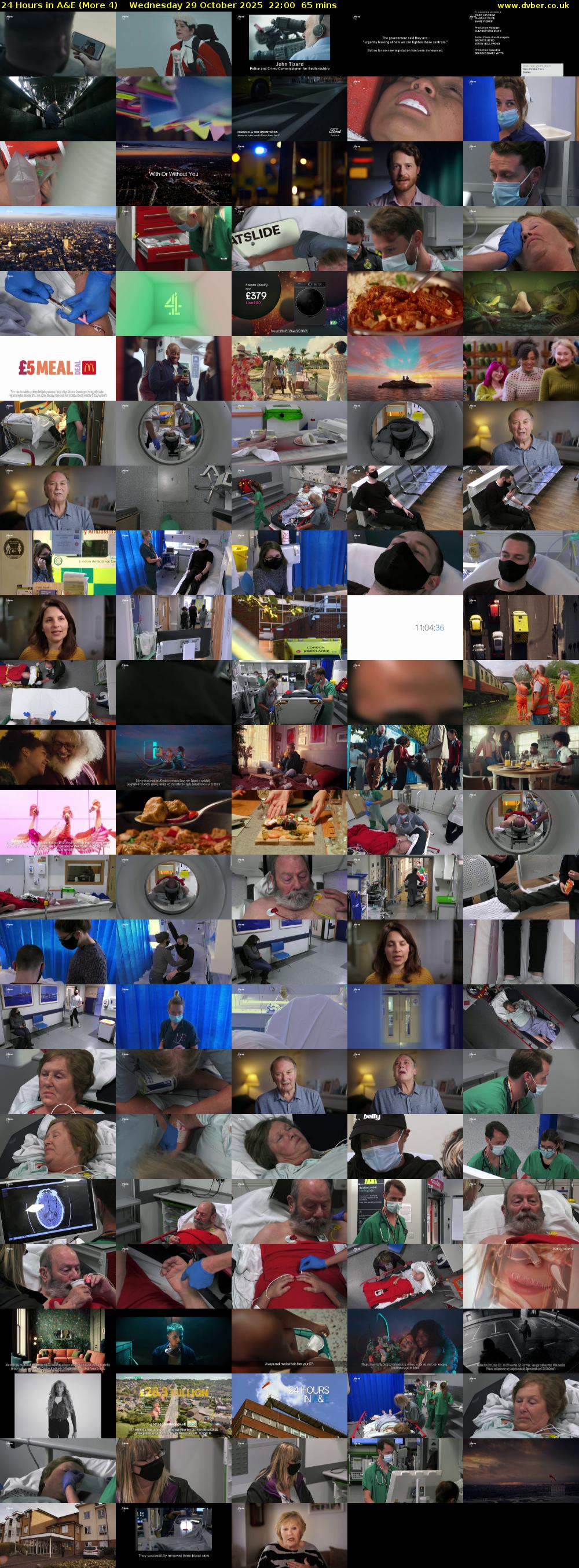 24 Hours in A&E (More 4) Wednesday 29 October 2025 22:00 - 23:05