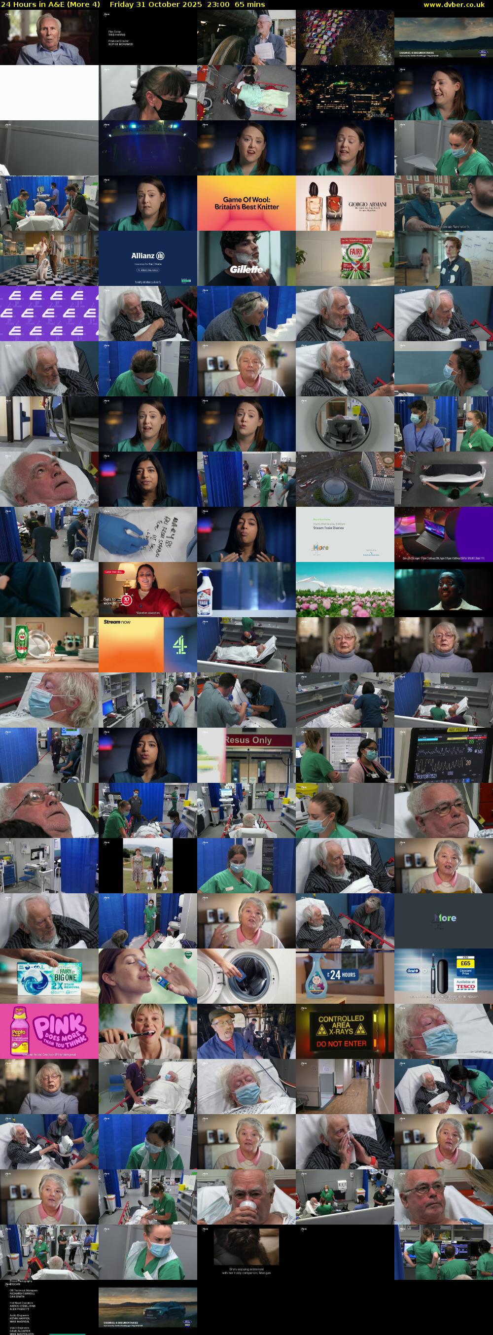 24 Hours in A&E (More 4) Friday 31 October 2025 23:00 - 00:05