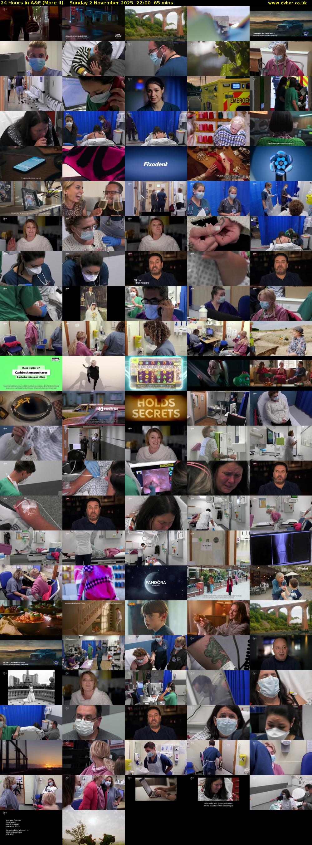 24 Hours in A&E (More 4) Sunday 2 November 2025 22:00 - 23:05