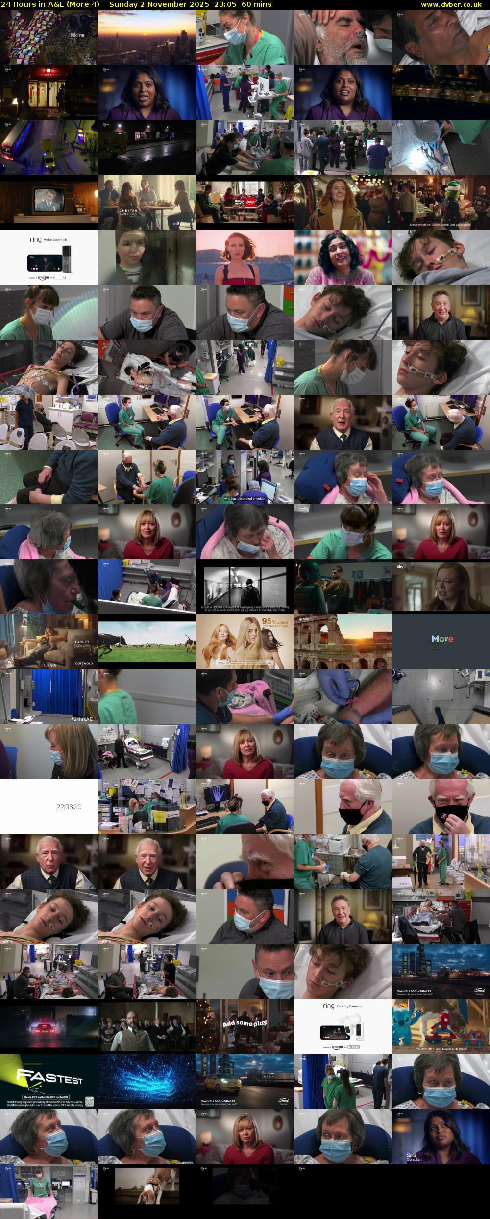 24 Hours in A&E (More 4) Sunday 2 November 2025 23:05 - 00:05
