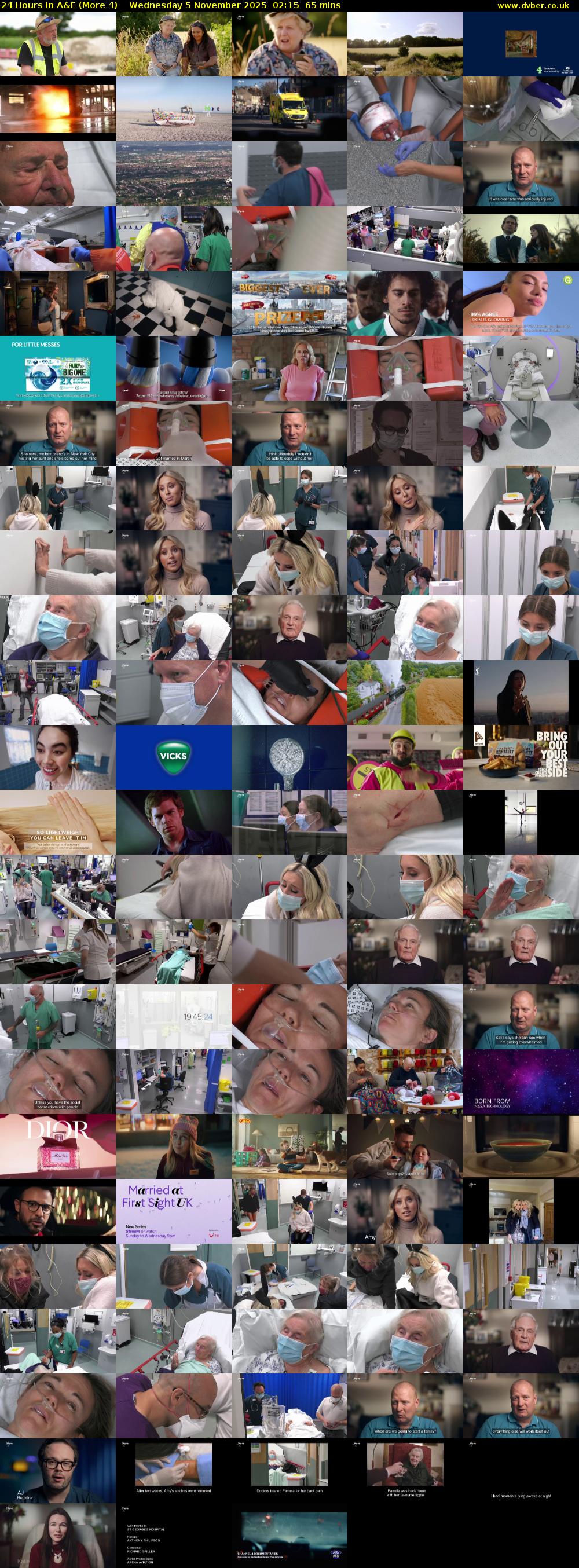 24 Hours in A&E (More 4) Wednesday 5 November 2025 02:15 - 03:20