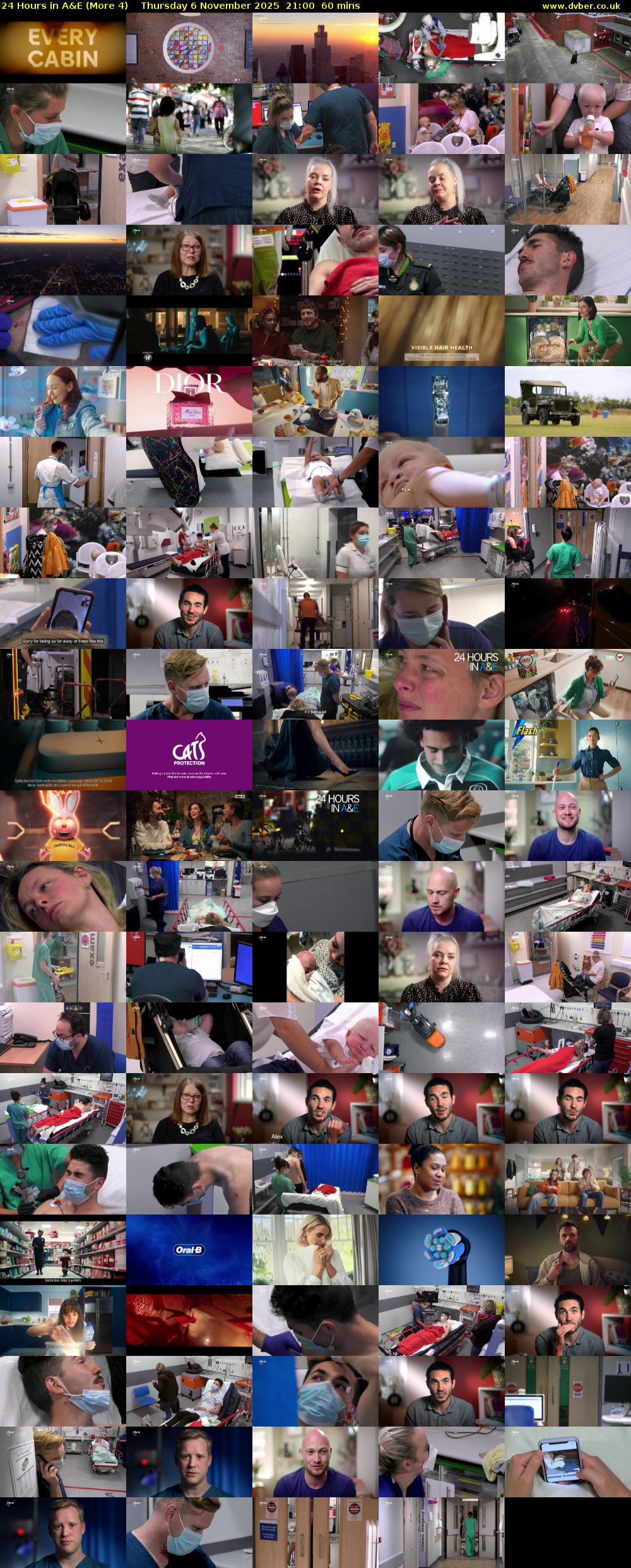 24 Hours in A&E (More 4) Thursday 6 November 2025 21:00 - 22:00