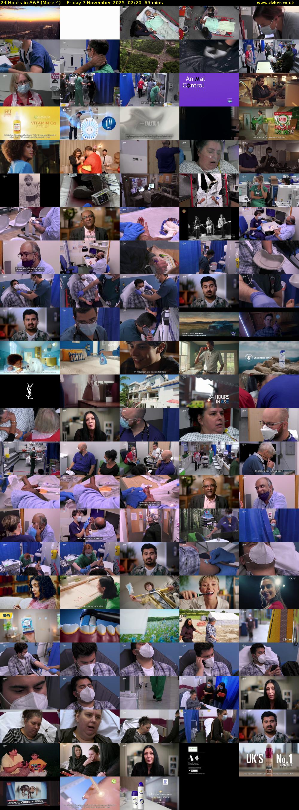 24 Hours in A&E (More 4) Friday 7 November 2025 02:20 - 03:25