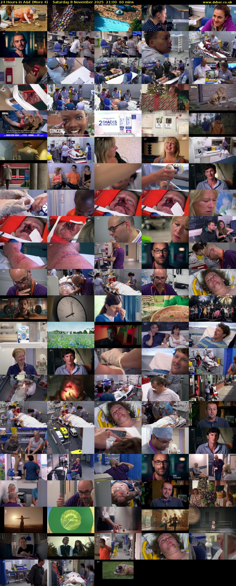 24 Hours in A&E (More 4) Saturday 8 November 2025 21:00 - 22:00