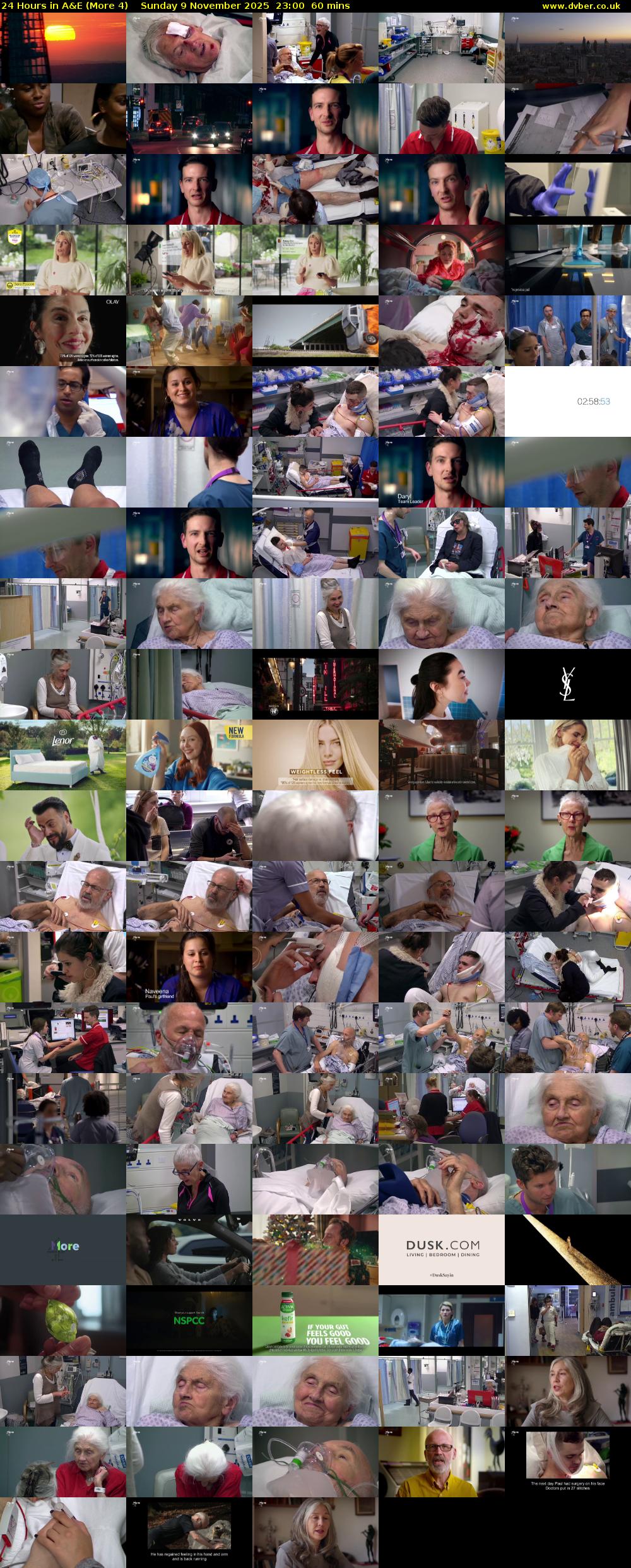 24 Hours in A&E (More 4) Sunday 9 November 2025 23:00 - 00:00