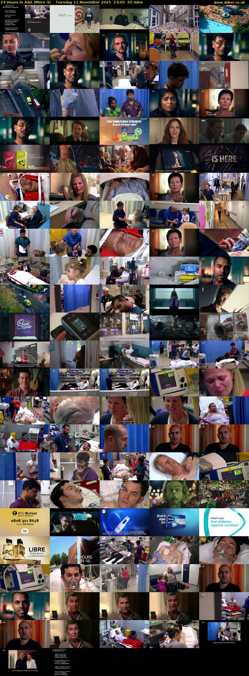 24 Hours in A&E (More 4) Tuesday 11 November 2025 23:05 - 00:10