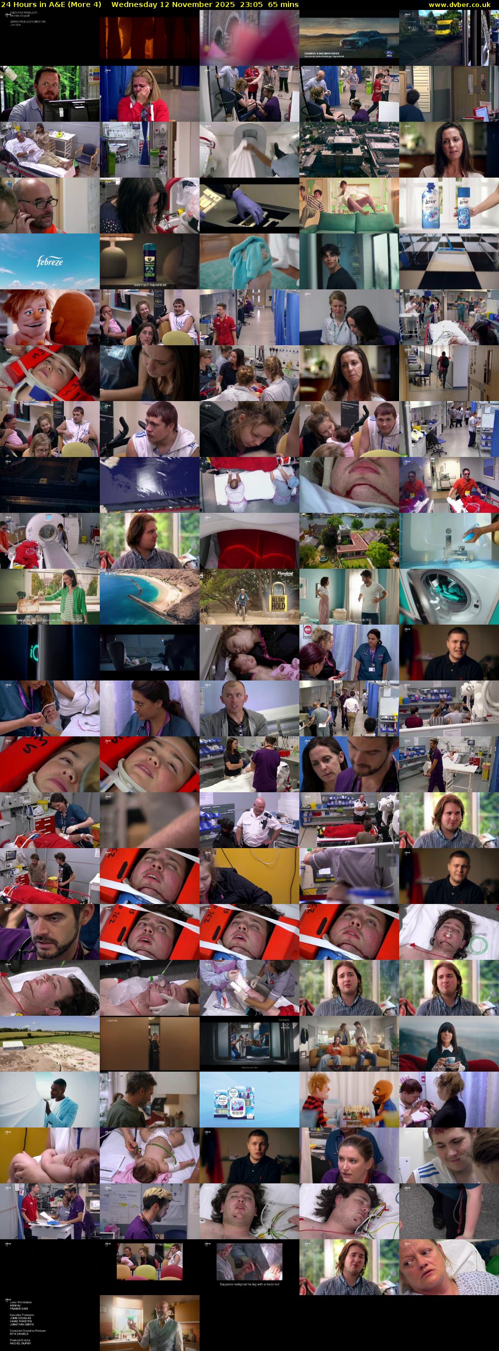 24 Hours in A&E (More 4) Wednesday 12 November 2025 23:05 - 00:10
