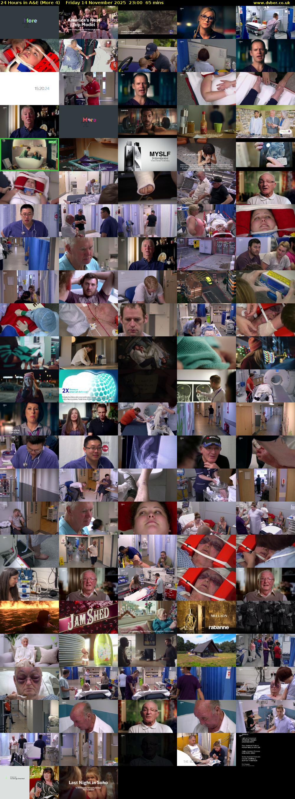 24 Hours in A&E (More 4) Friday 14 November 2025 23:00 - 00:05