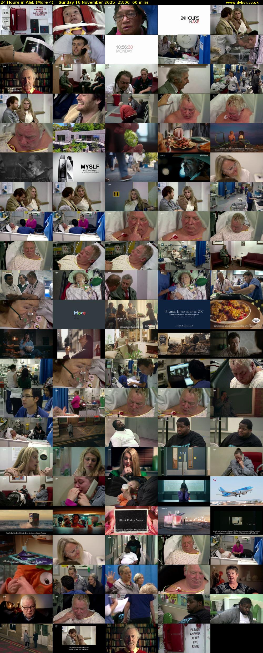 24 Hours in A&E (More 4) Sunday 16 November 2025 23:00 - 00:00