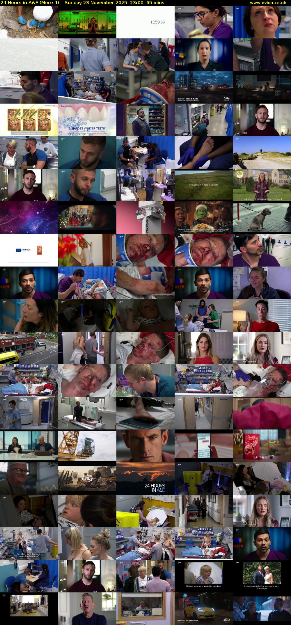 24 Hours in A&E (More 4) Sunday 23 November 2025 23:00 - 00:05