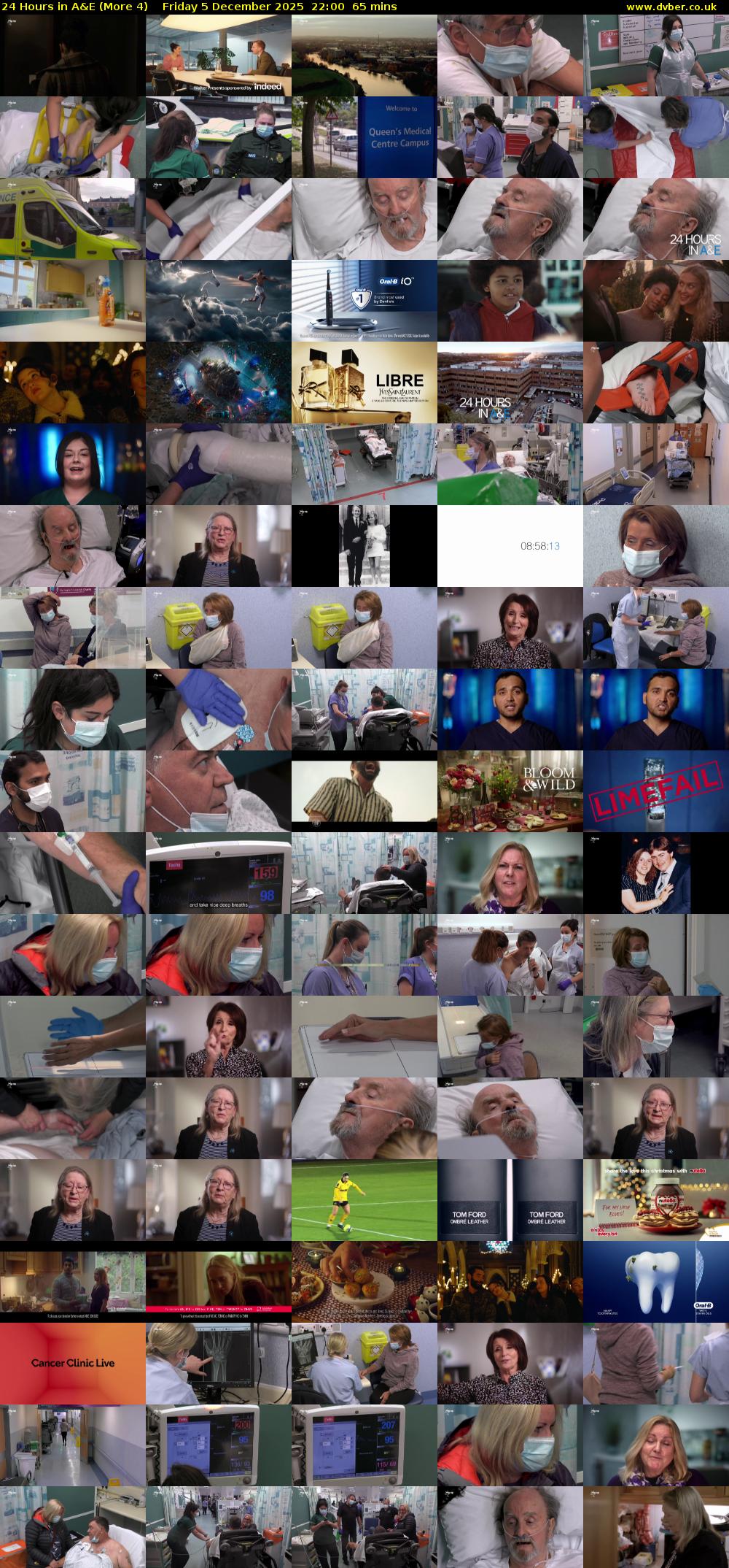 24 Hours in A&E (More 4) Friday 5 December 2025 22:00 - 23:05