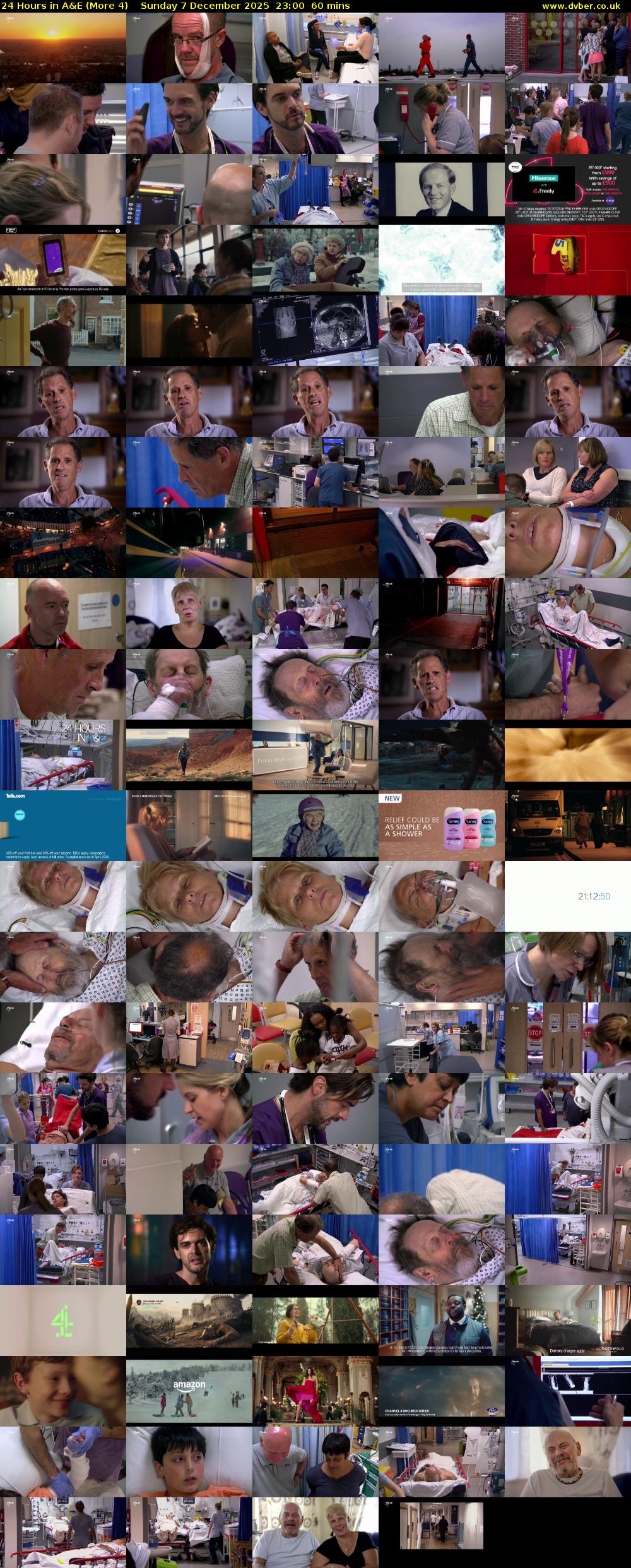 24 Hours in A&E (More 4) Sunday 7 December 2025 23:00 - 00:00