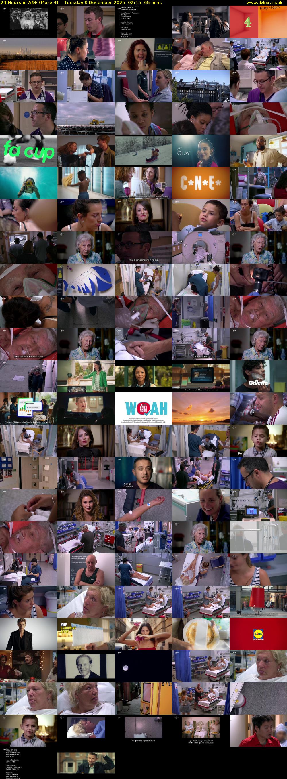 24 Hours in A&E (More 4) Tuesday 9 December 2025 02:15 - 03:20