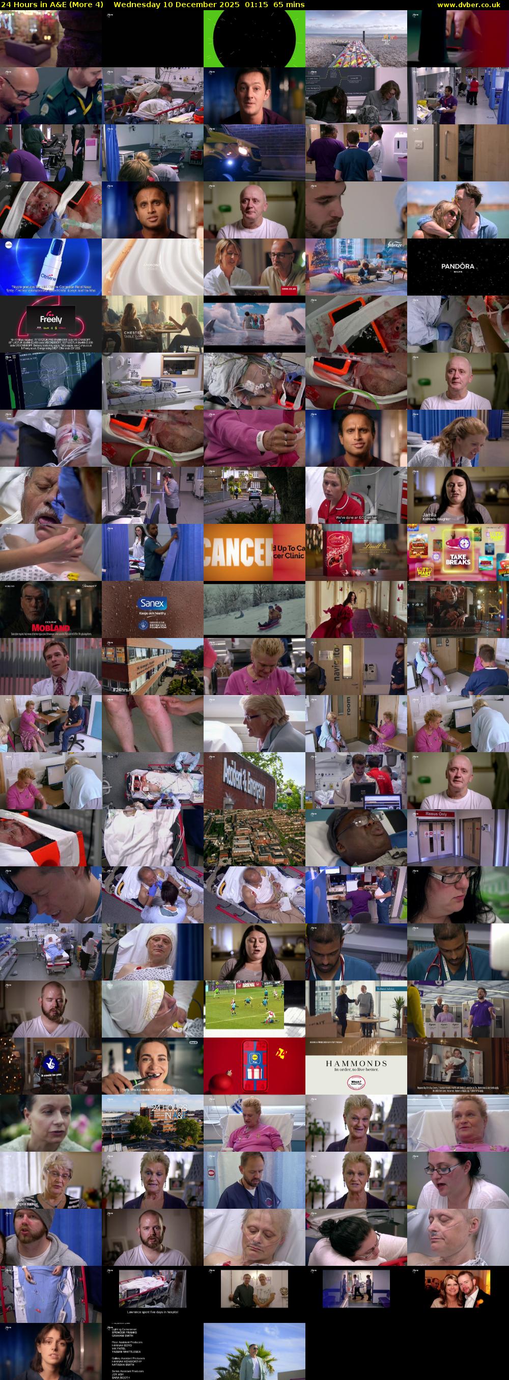24 Hours in A&E (More 4) Wednesday 10 December 2025 01:15 - 02:20