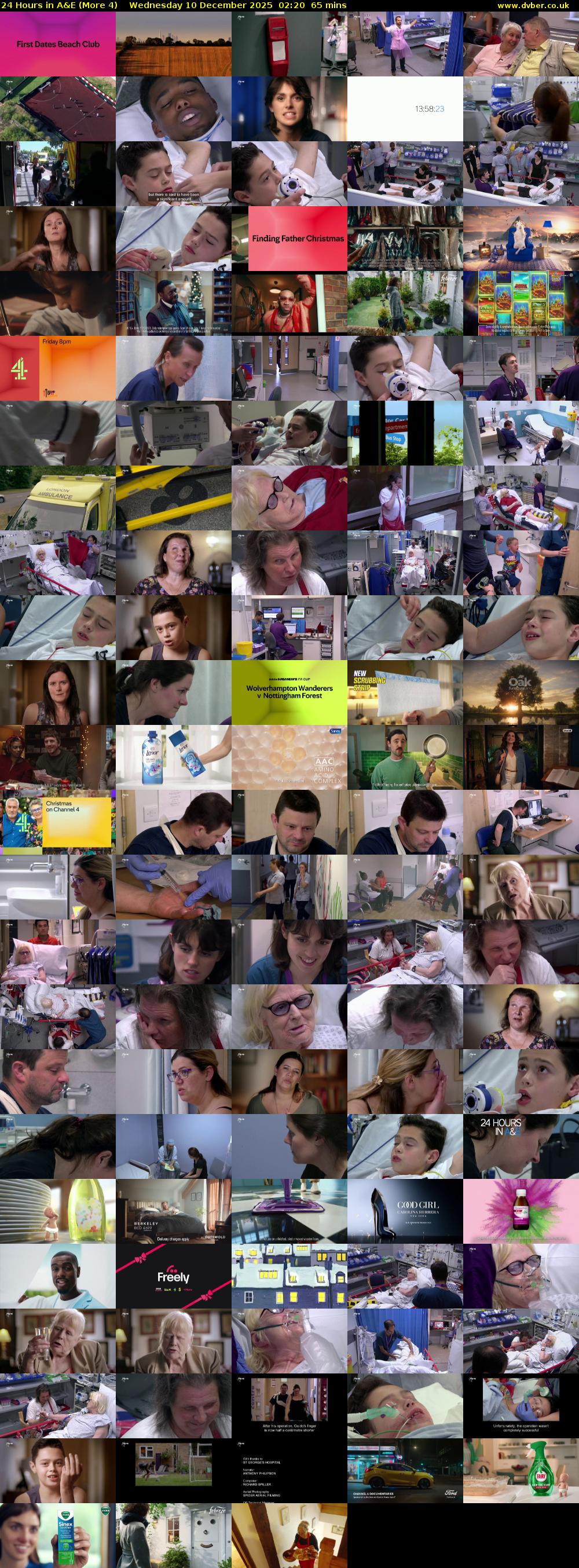 24 Hours in A&E (More 4) Wednesday 10 December 2025 02:20 - 03:25