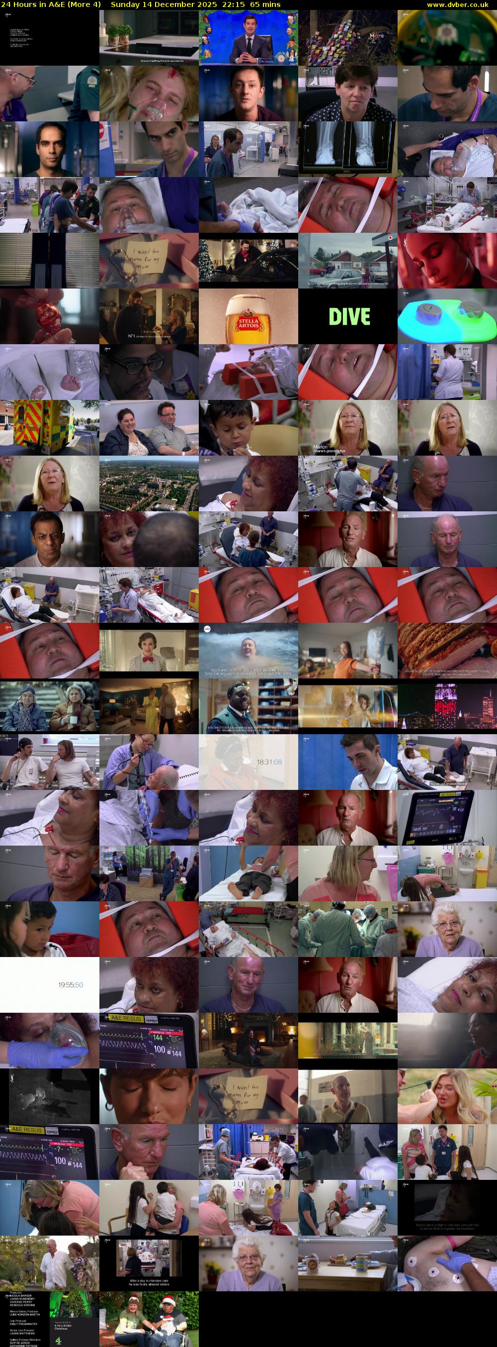 24 Hours in A&E (More 4) Sunday 14 December 2025 22:15 - 23:20