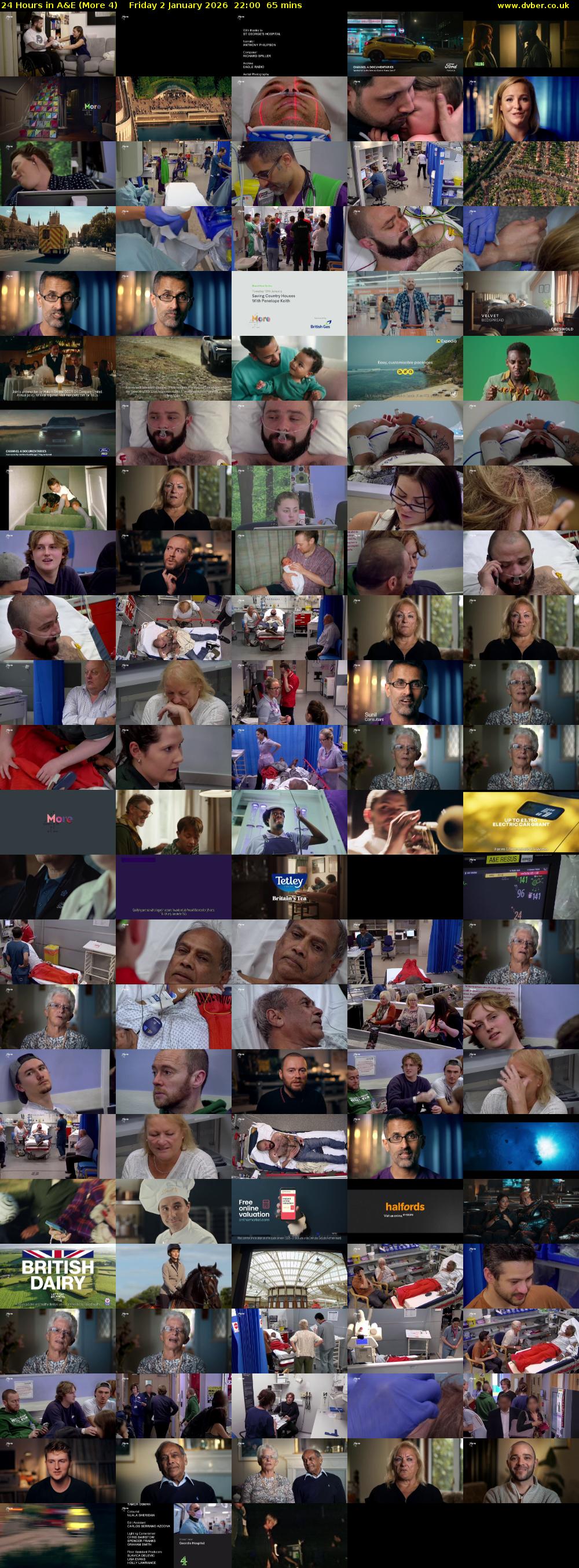 24 Hours in A&E (More 4) Friday 2 January 2026 22:00 - 23:05
