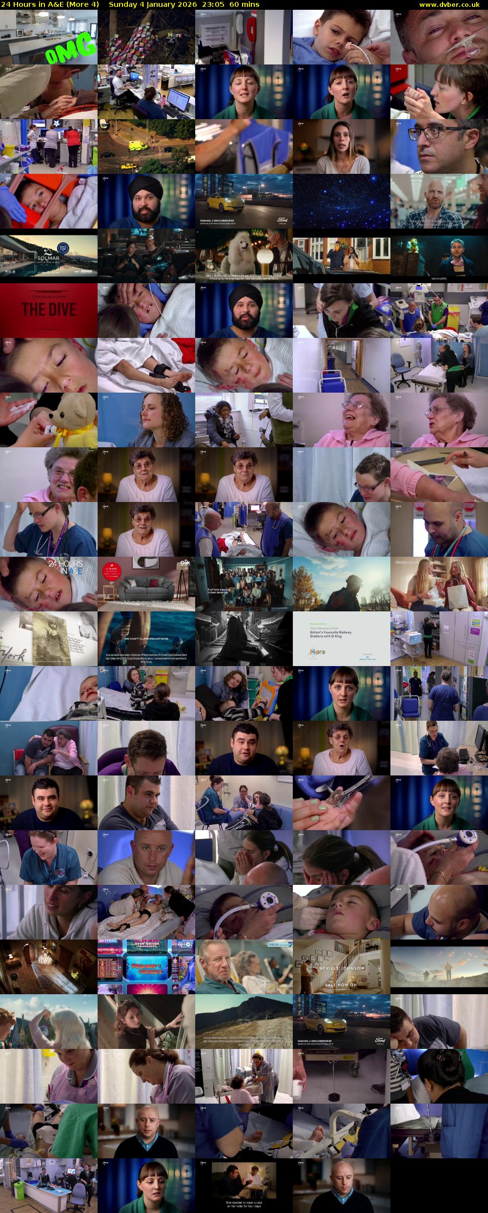 24 Hours in A&E (More 4) Sunday 4 January 2026 23:05 - 00:05