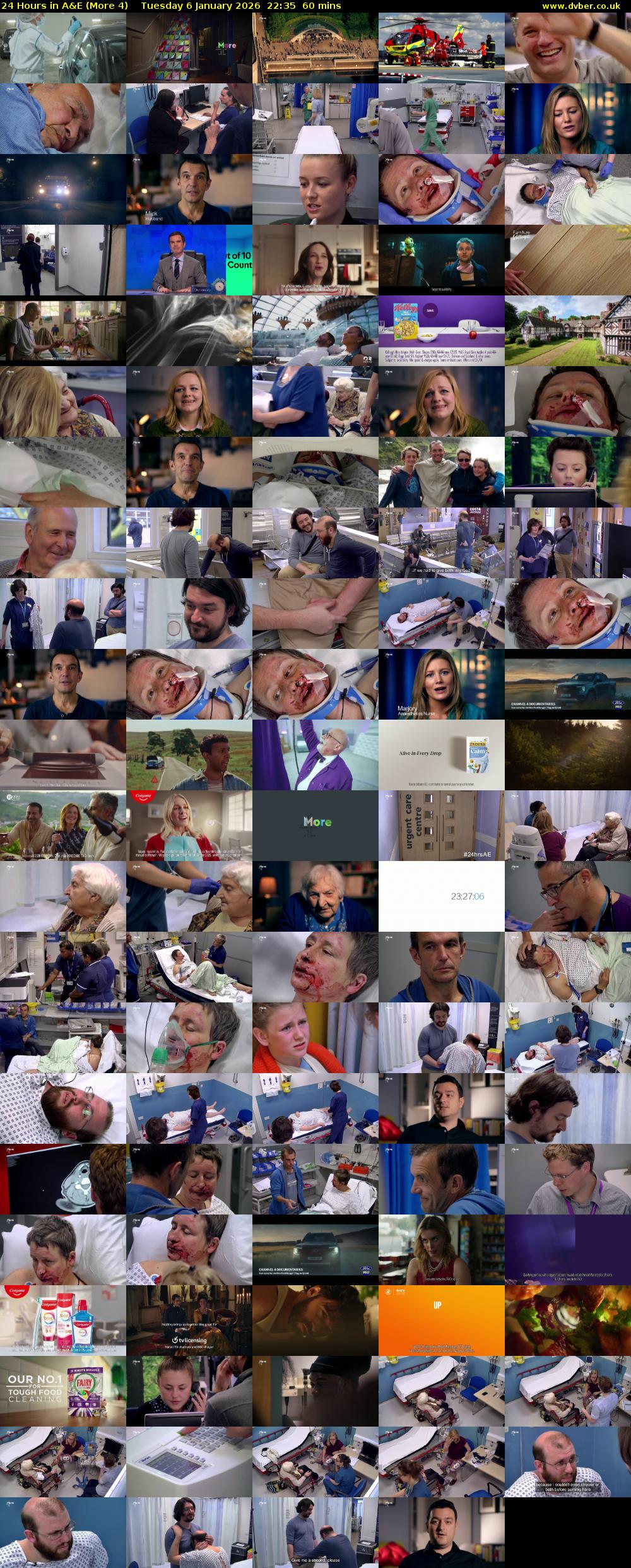 24 Hours in A&E (More 4) Tuesday 6 January 2026 22:35 - 23:35