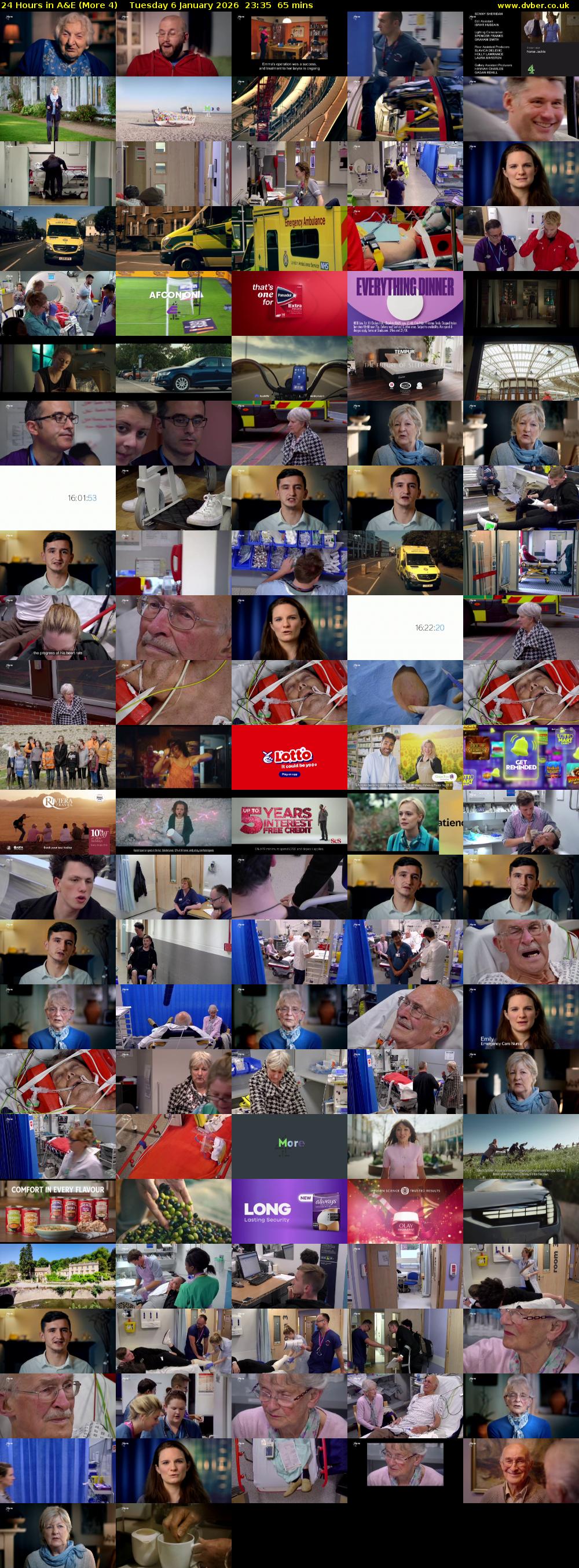 24 Hours in A&E (More 4) Tuesday 6 January 2026 23:35 - 00:40