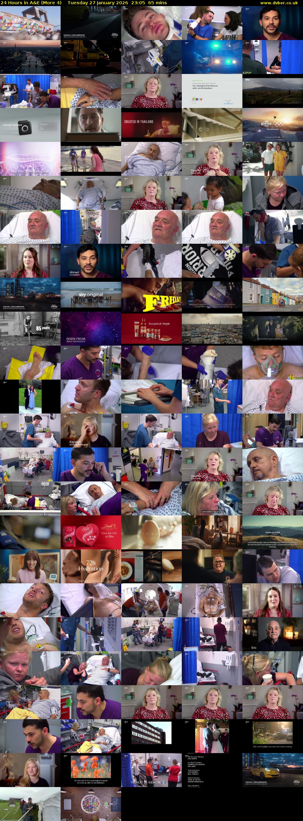 24 Hours in A&E (More 4) Tuesday 27 January 2026 23:05 - 00:10