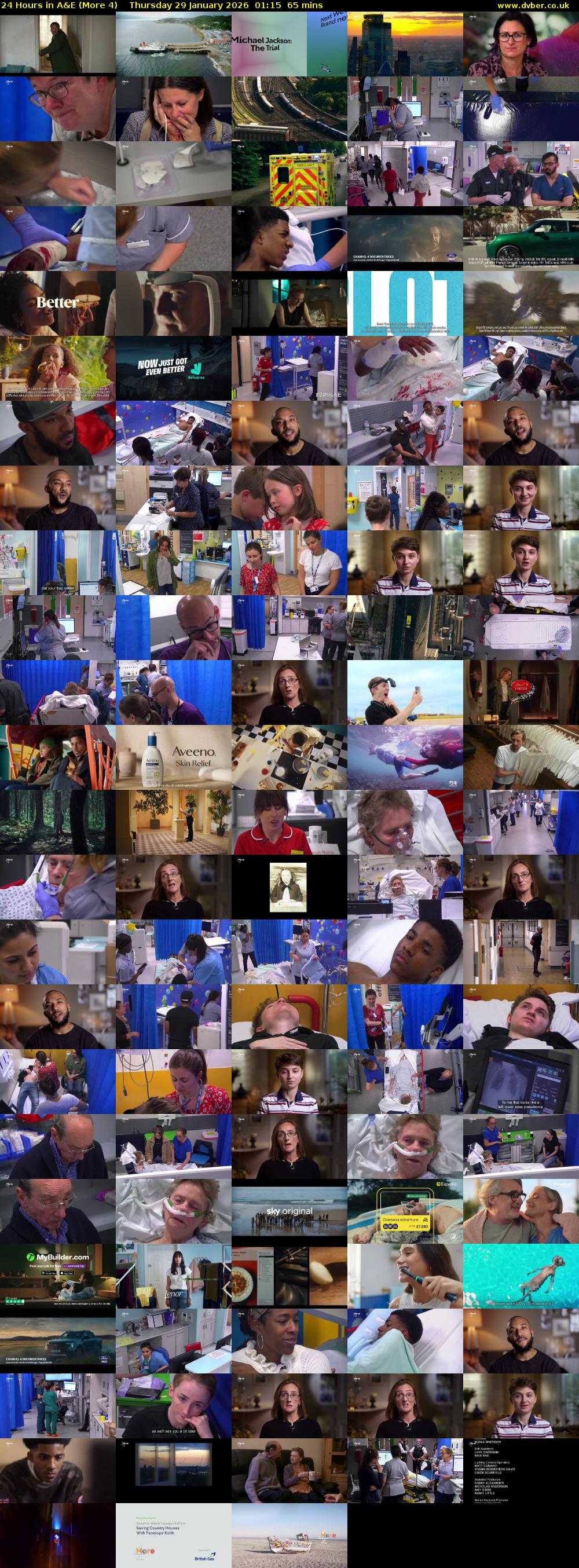 24 Hours in A&E (More 4) Thursday 29 January 2026 01:15 - 02:20