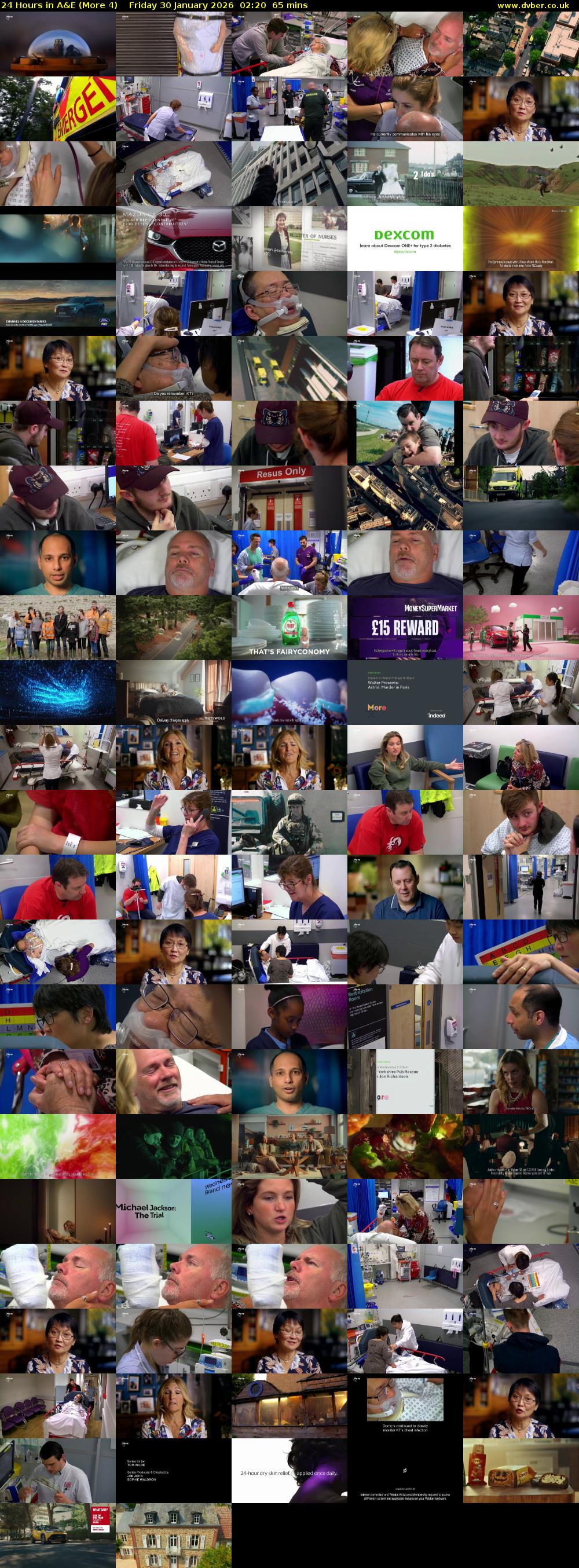 24 Hours in A&E (More 4) Friday 30 January 2026 02:20 - 03:25