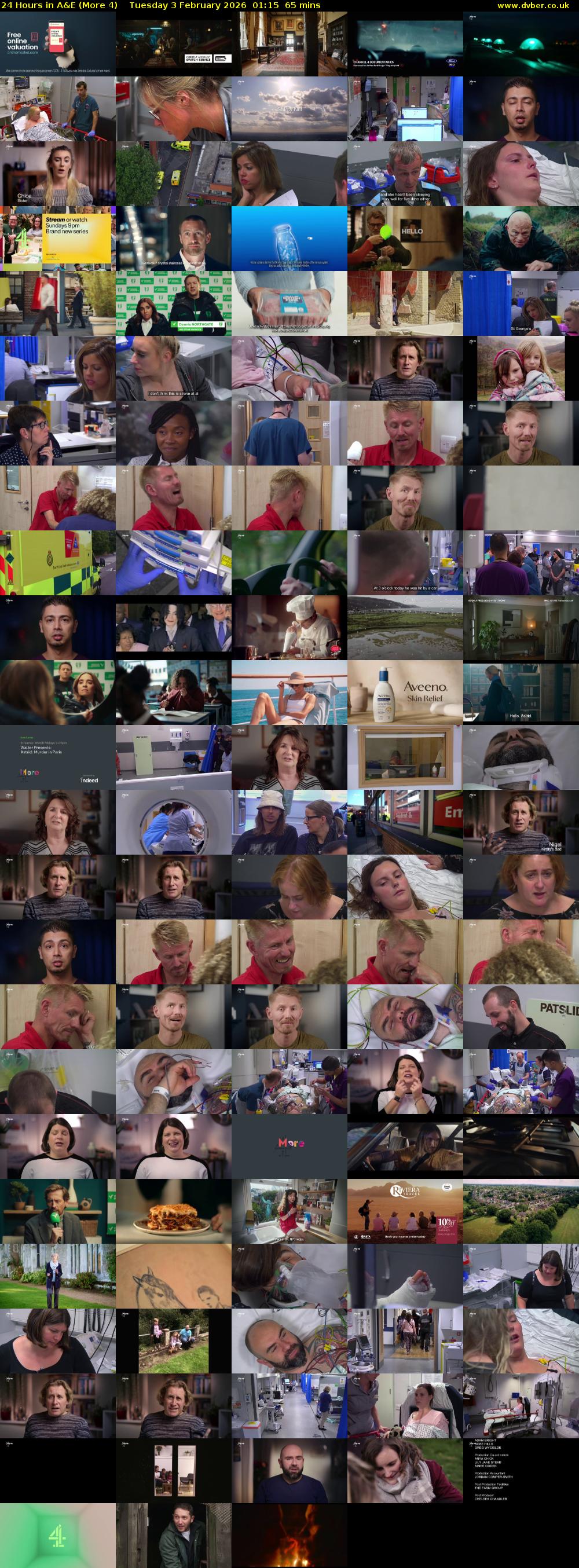 24 Hours in A&E (More 4) Tuesday 3 February 2026 01:15 - 02:20