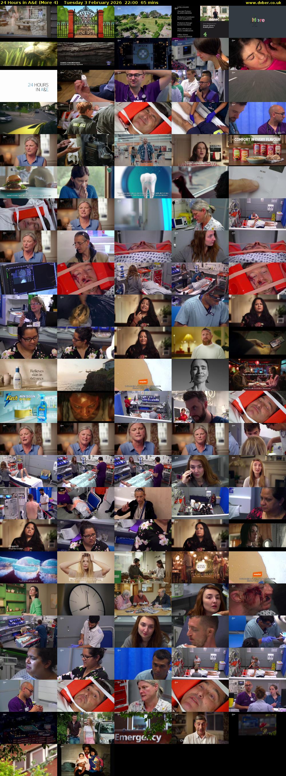 24 Hours in A&E (More 4) Tuesday 3 February 2026 22:00 - 23:05