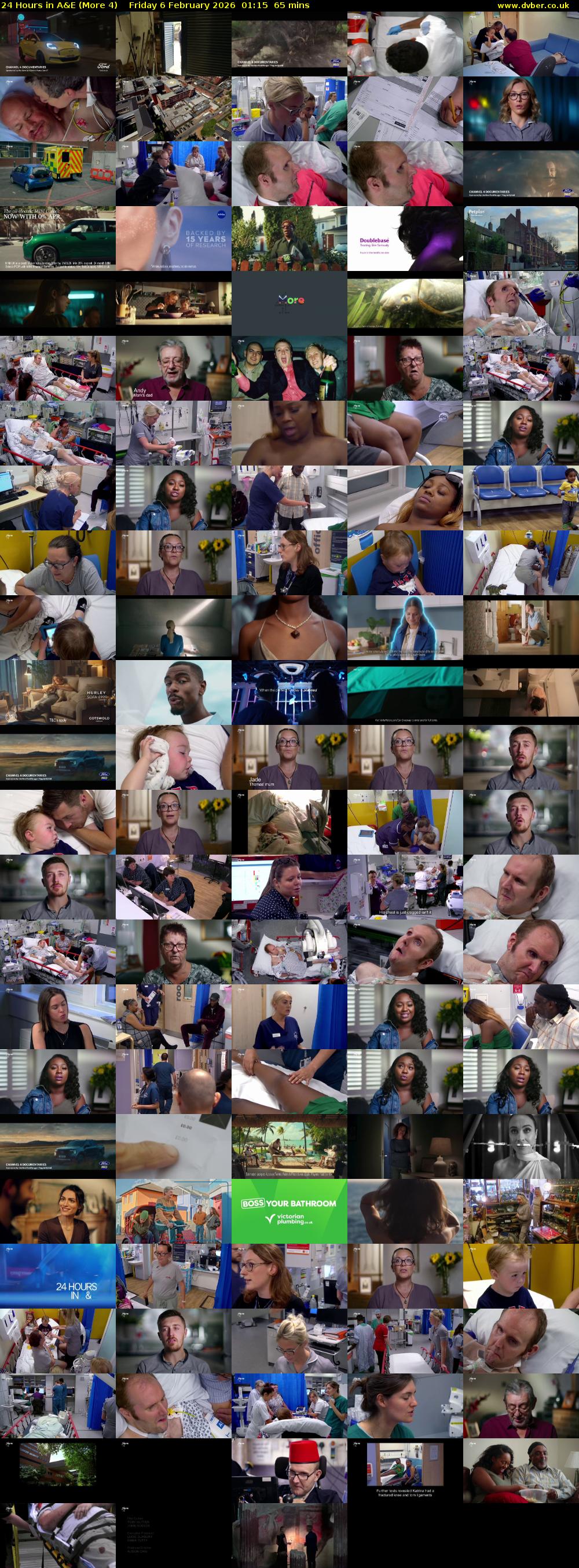 24 Hours in A&E (More 4) Friday 6 February 2026 01:15 - 02:20